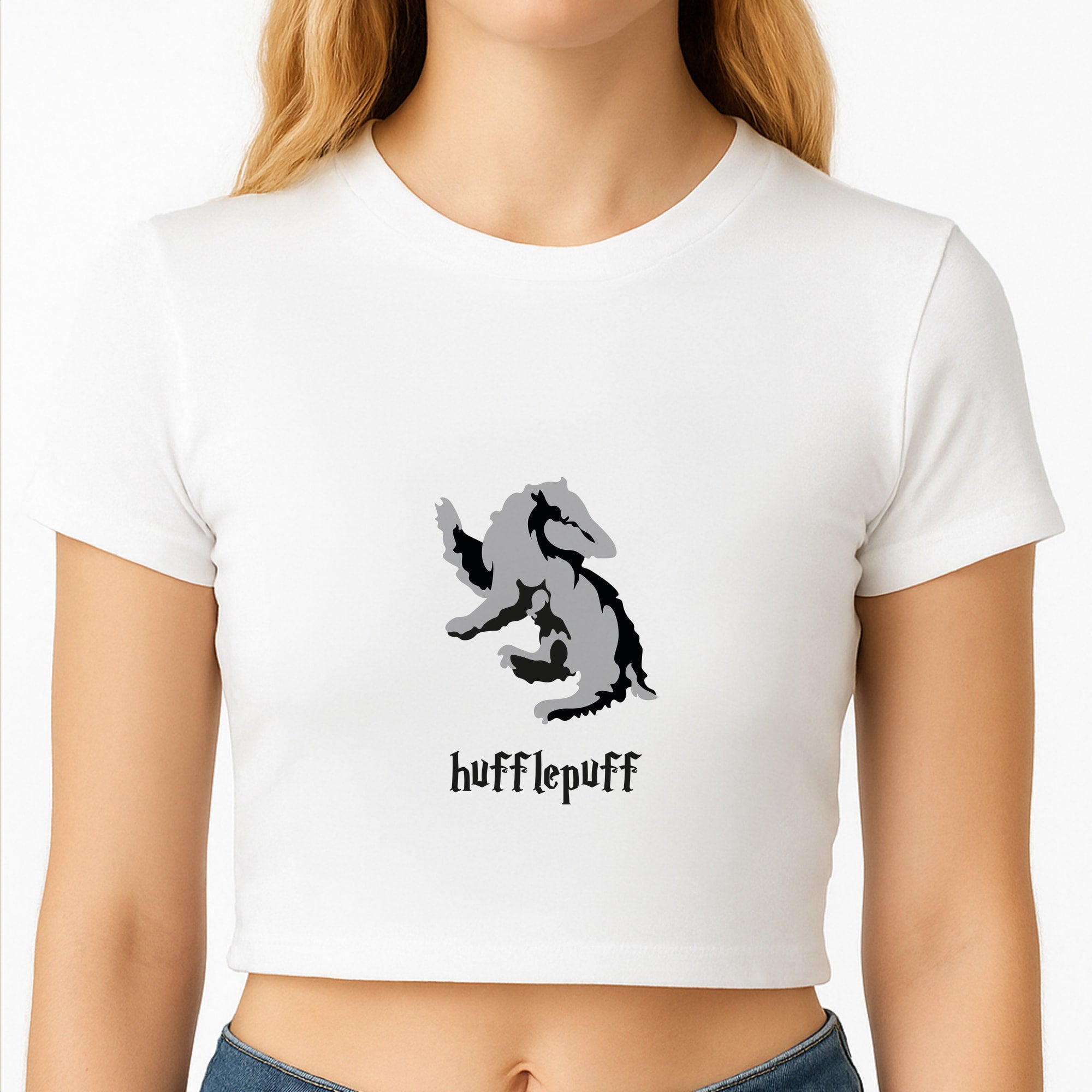 Hufflepuff Crop Top