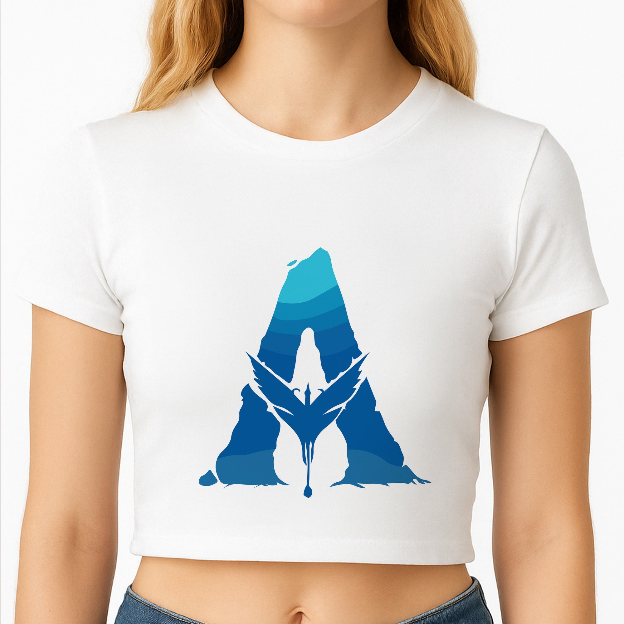 Alien World Logo Crop Top