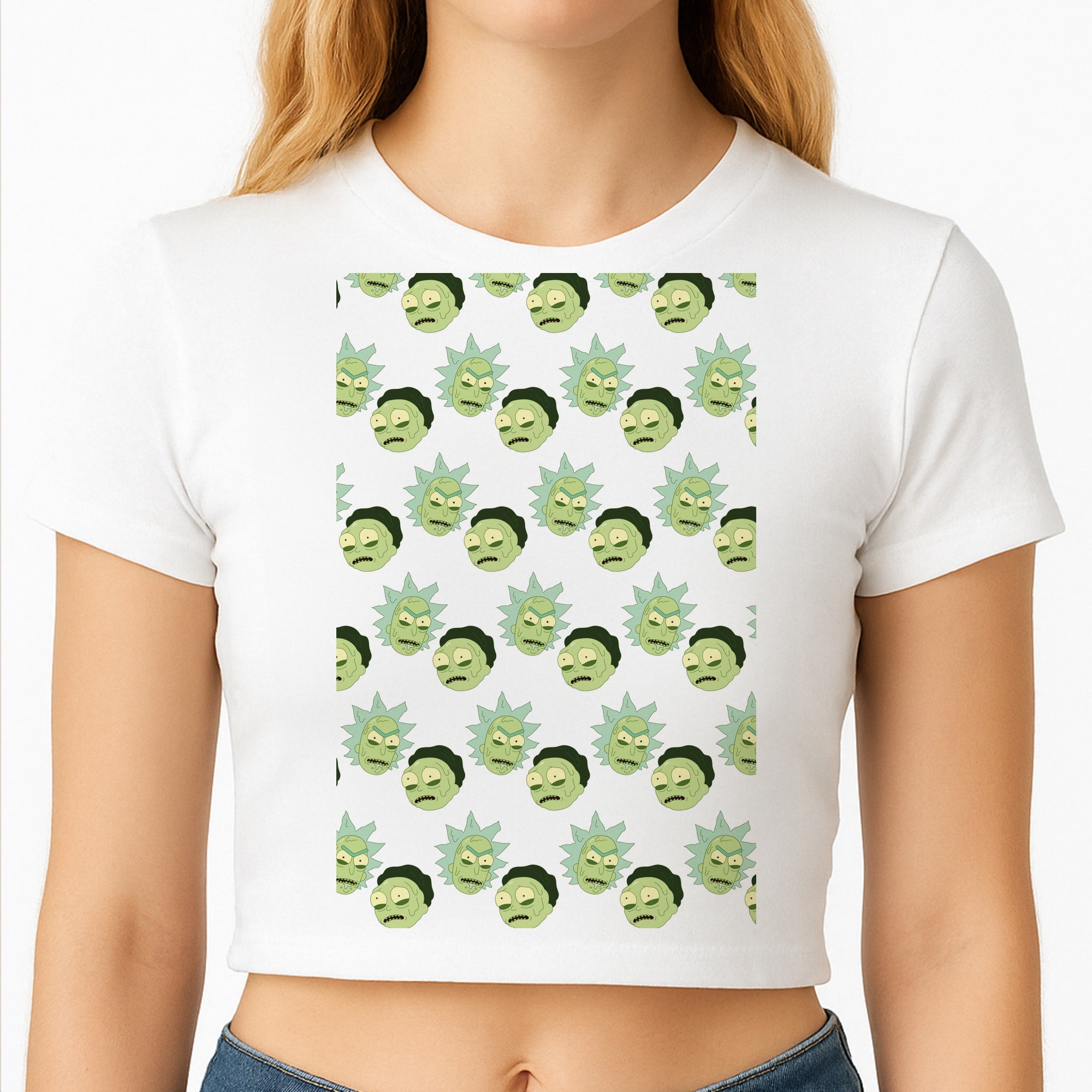 R&M Pattern Crop Top
