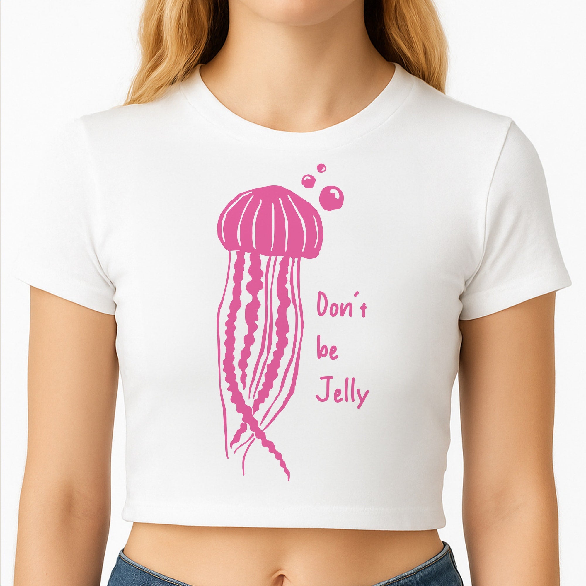 Don't Be Jelly - Sealife Crop Top