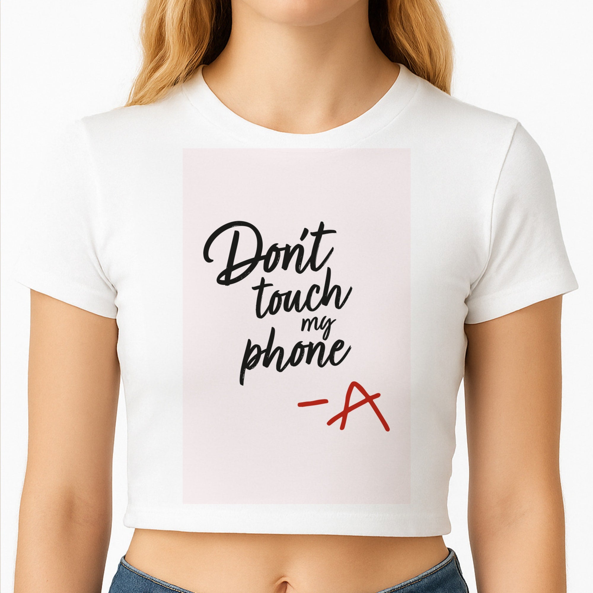Don't Touch My Phone - PLL Crop Top