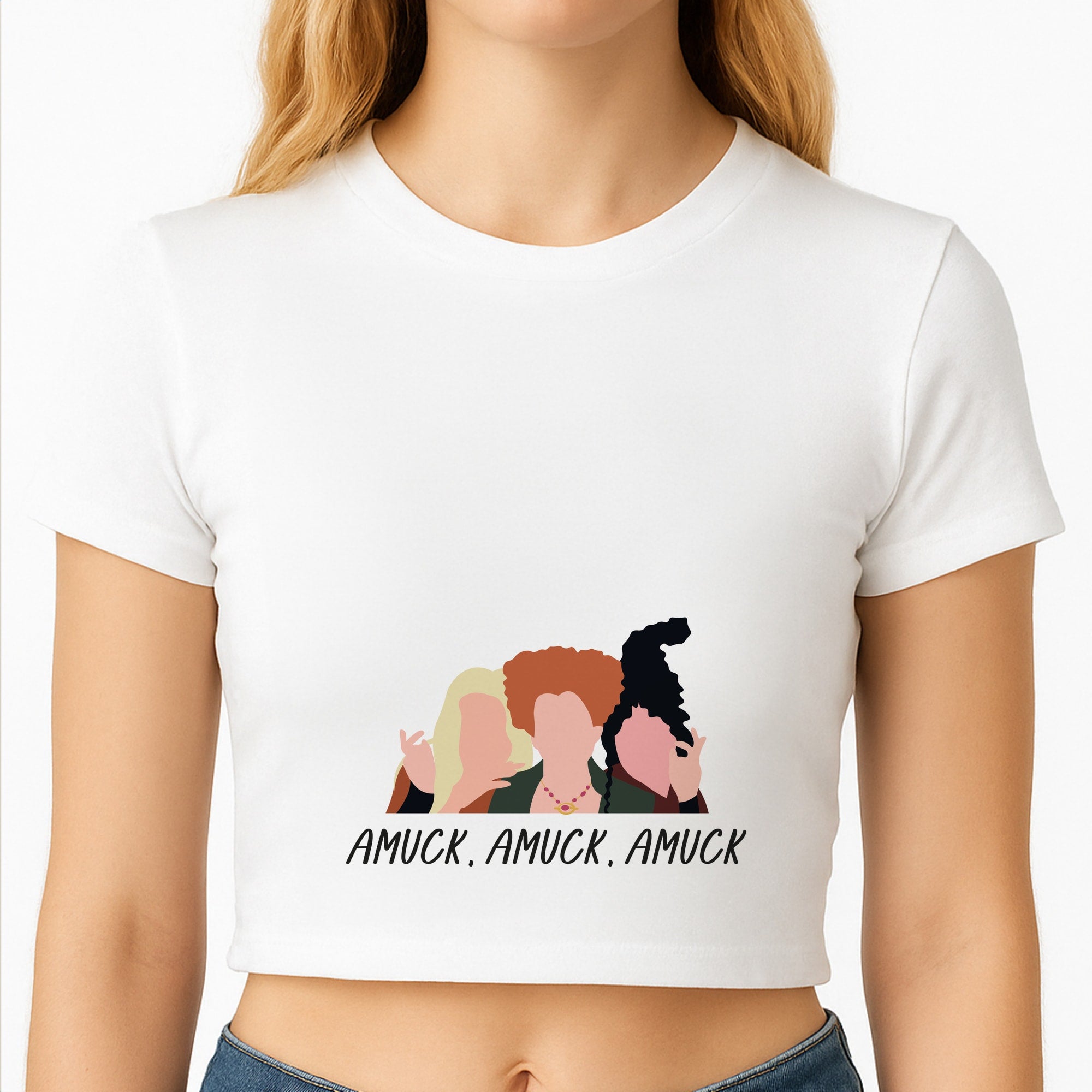 Amuck, Amuck, Amuck - Hocus Halloween Crop Top