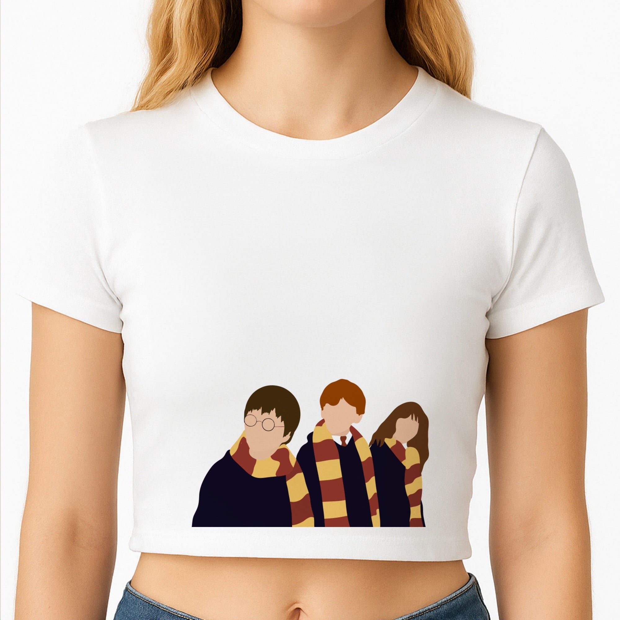 Wizard Cartoons Crop Top
