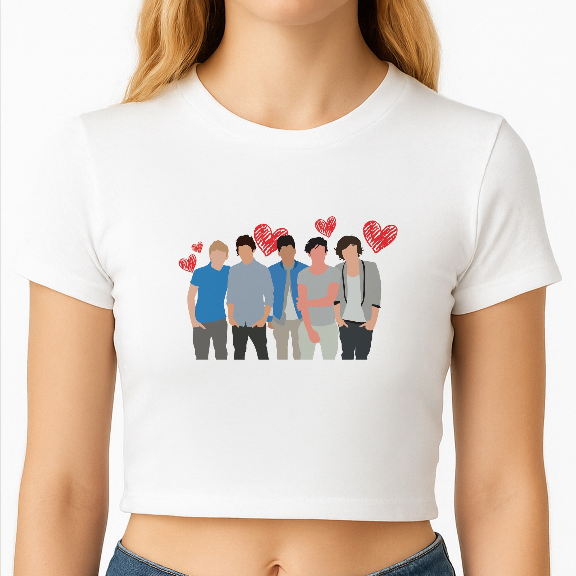 Love Band Crop Top