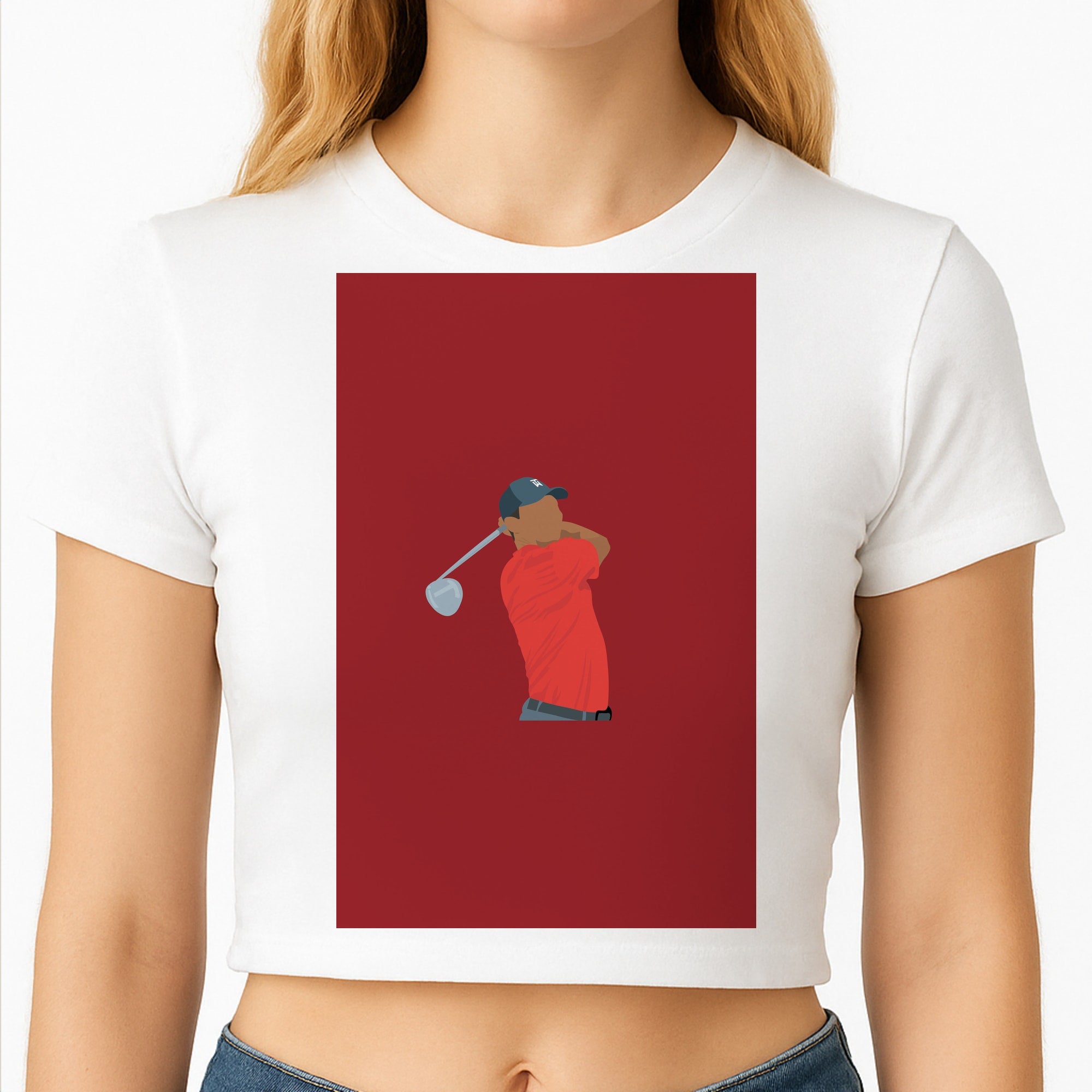 Tiger - Golf Crop Top
