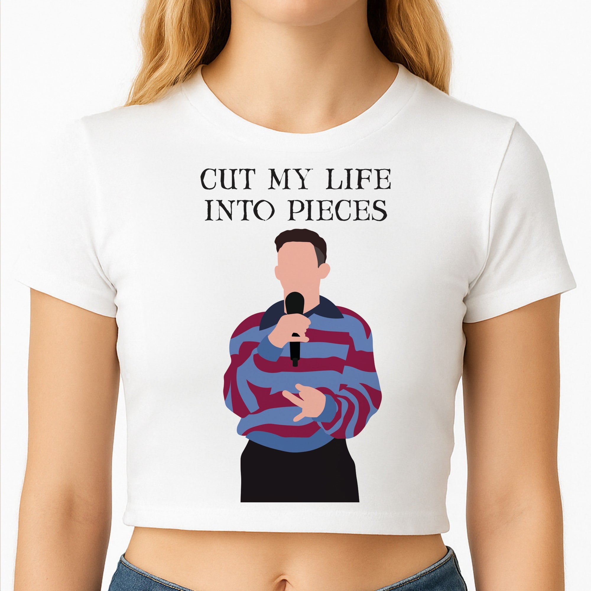 Cut My Life Into Pieces Karaoke Crop Top
