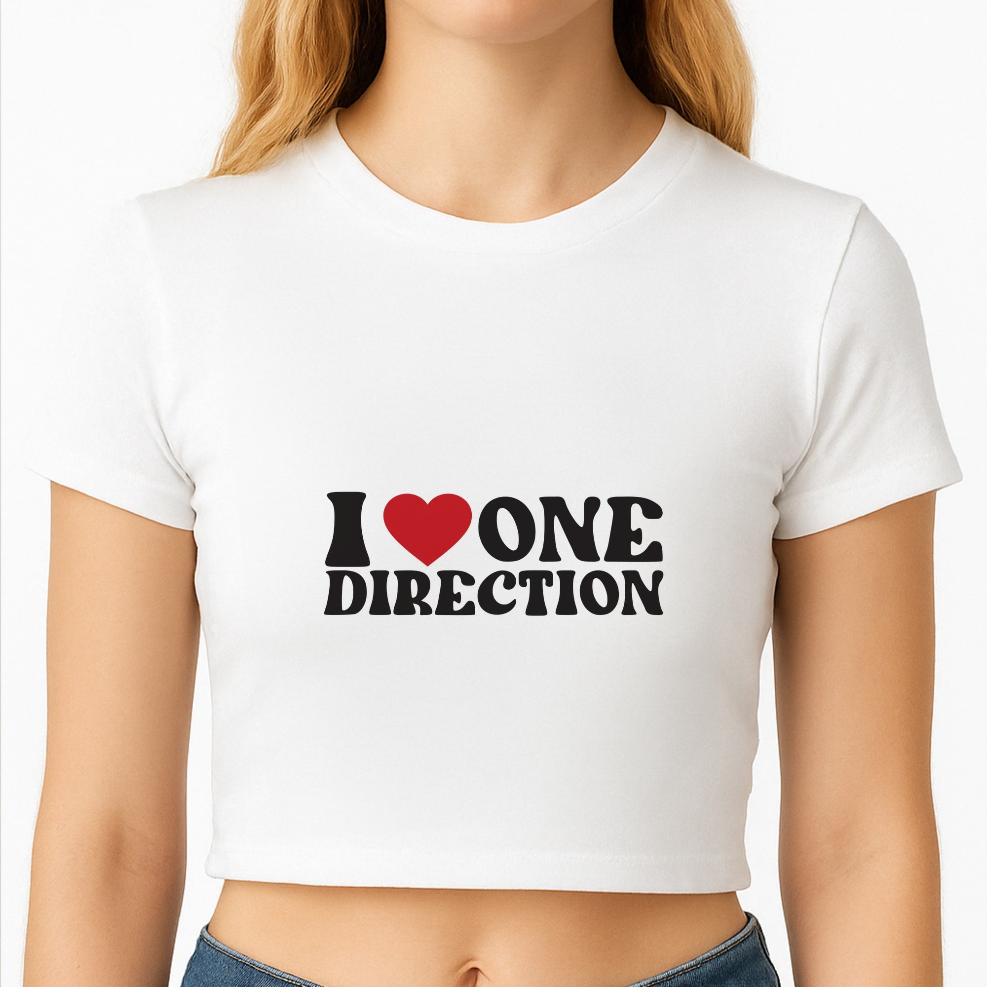 I Love Direction Crop Top