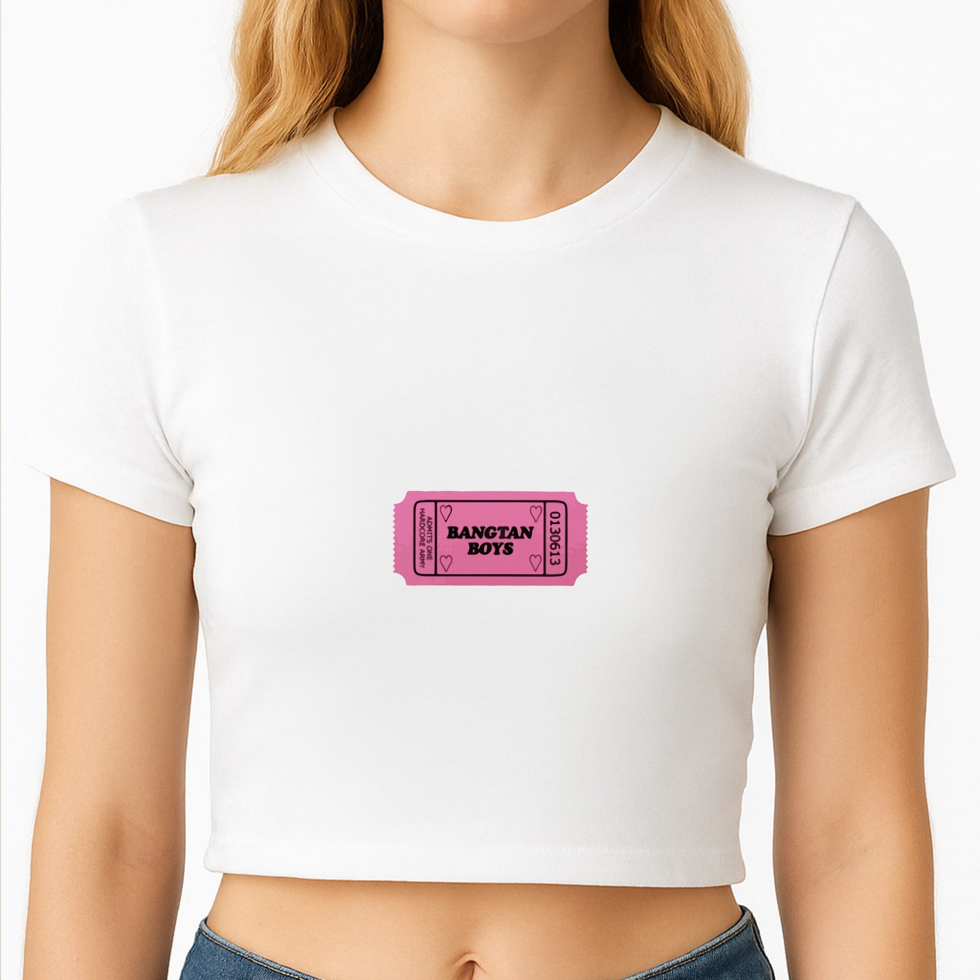 Bangtan Boys Ticket - K Pop Crop Top