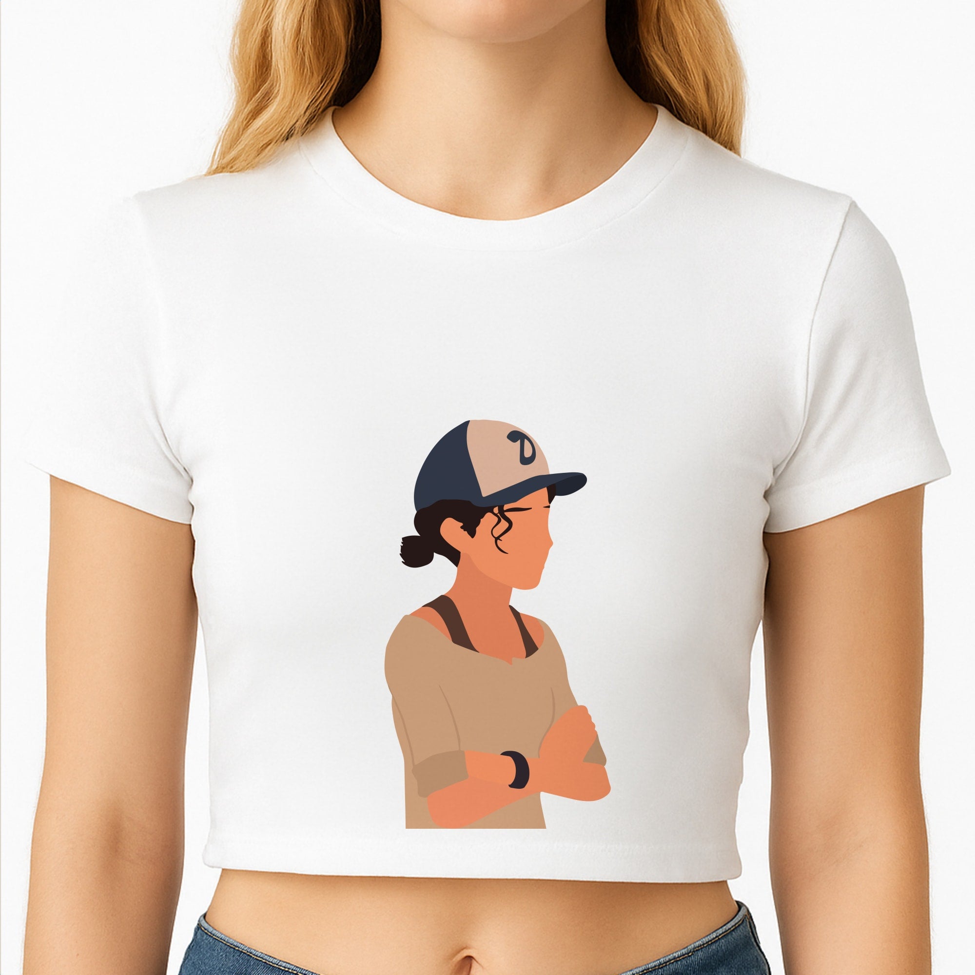 Clementine Faceless - TWD Crop Top