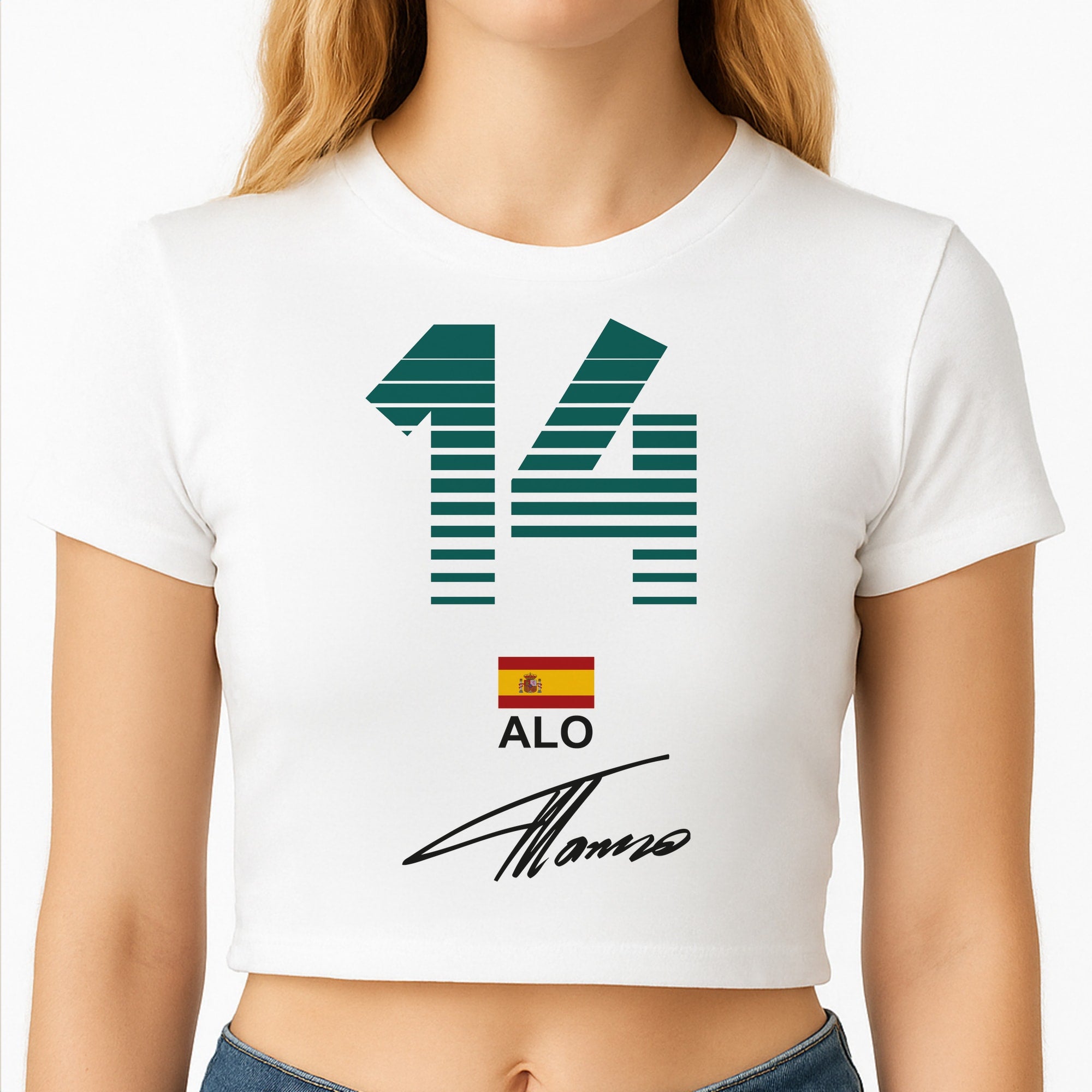 Alonso - F1 Crop Top