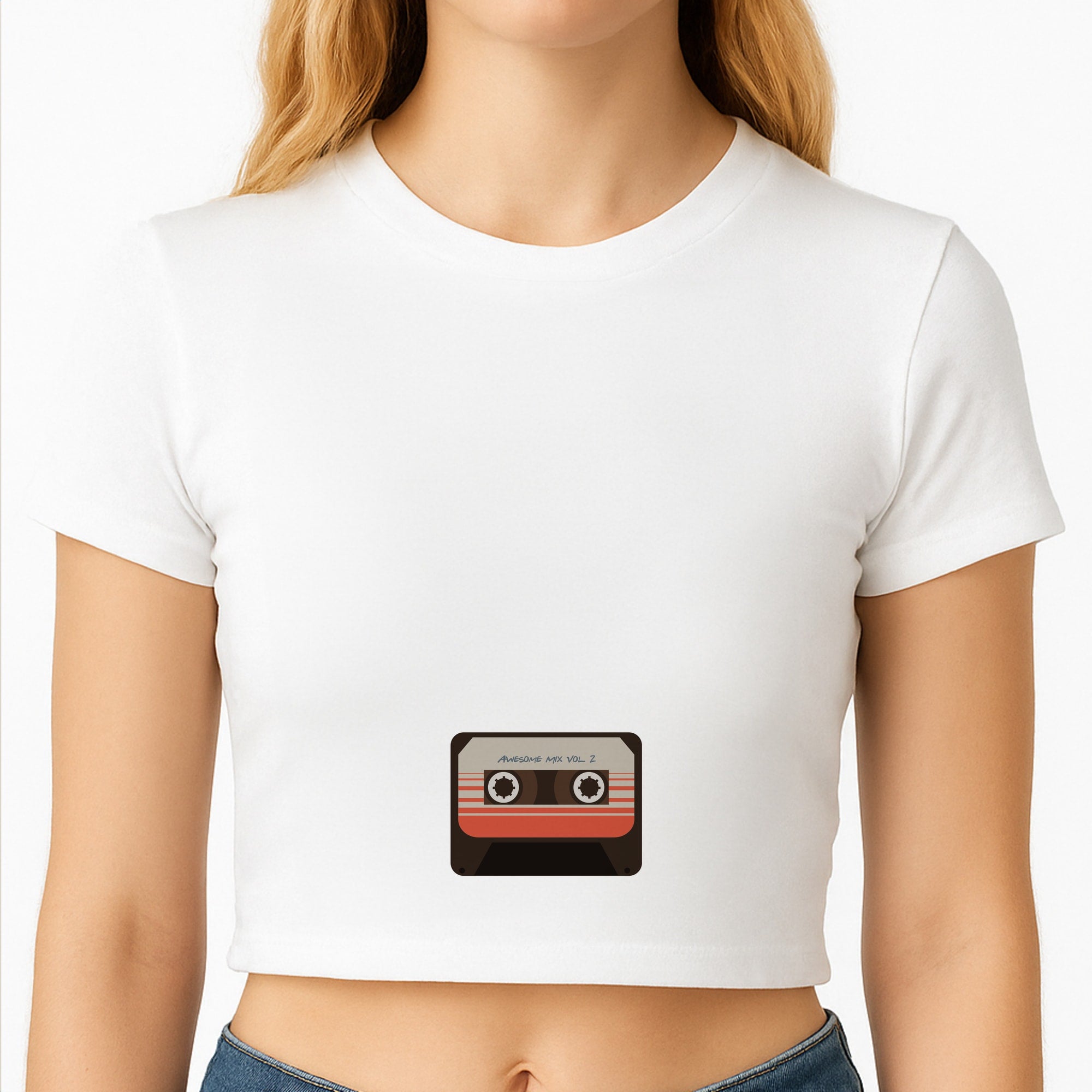 Awesome Mix Vol 2 - GOTG Crop Top