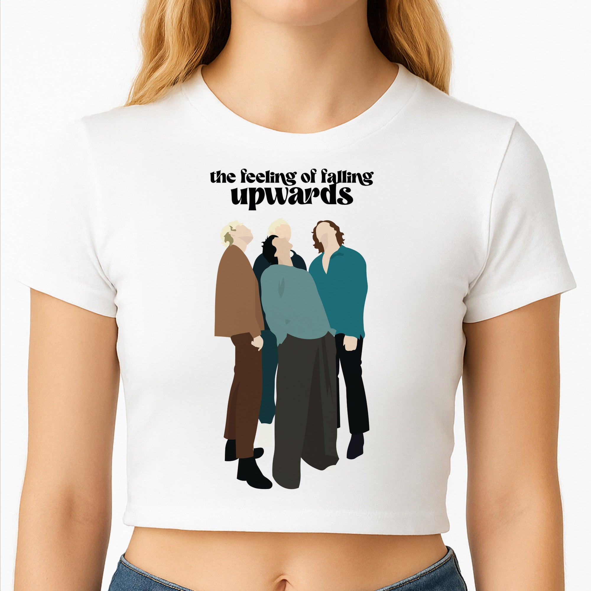 The Feeling Of Falling Upwards Crop Top