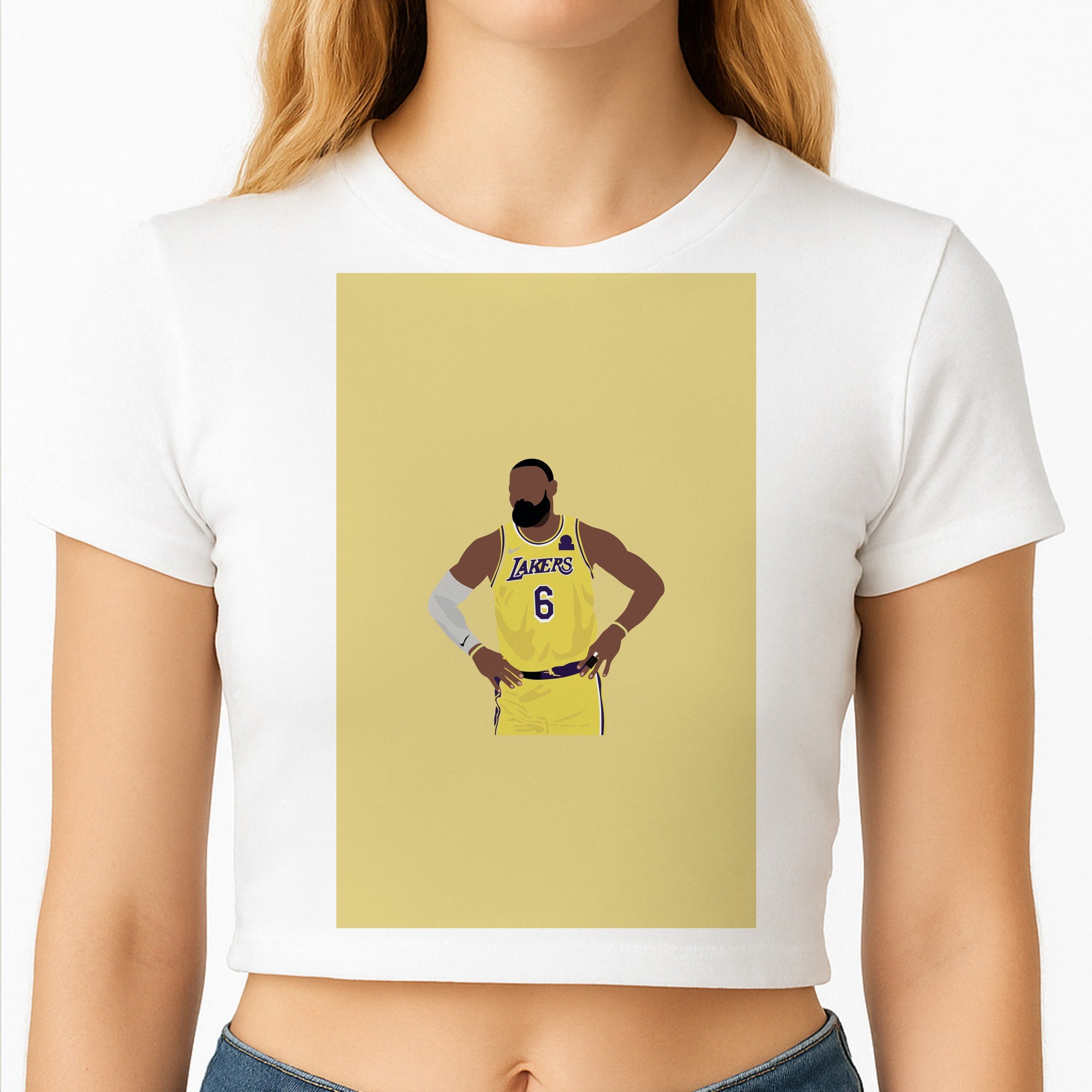 Lebron - Baskteball Crop Top