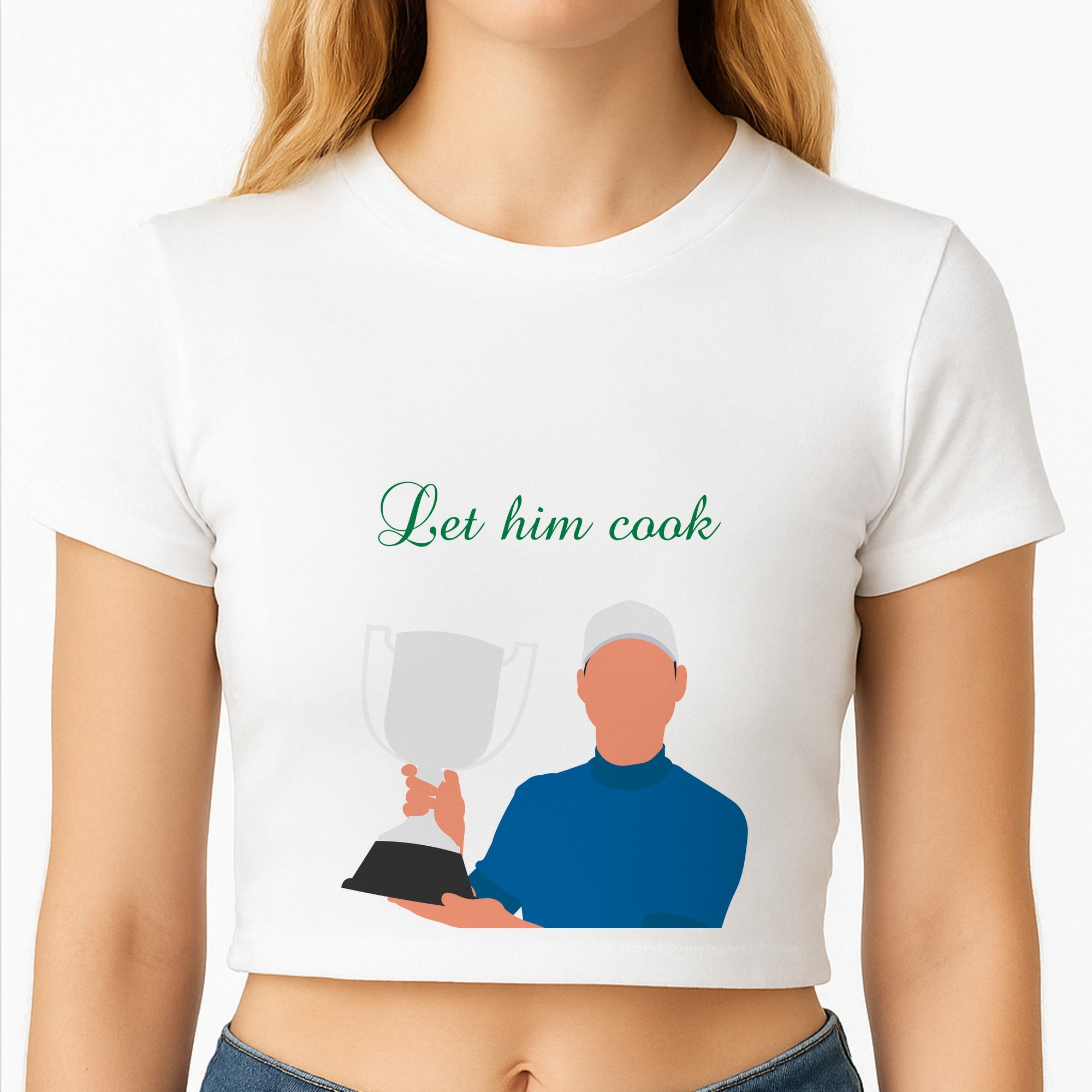 Let Him Cook Crop Top
