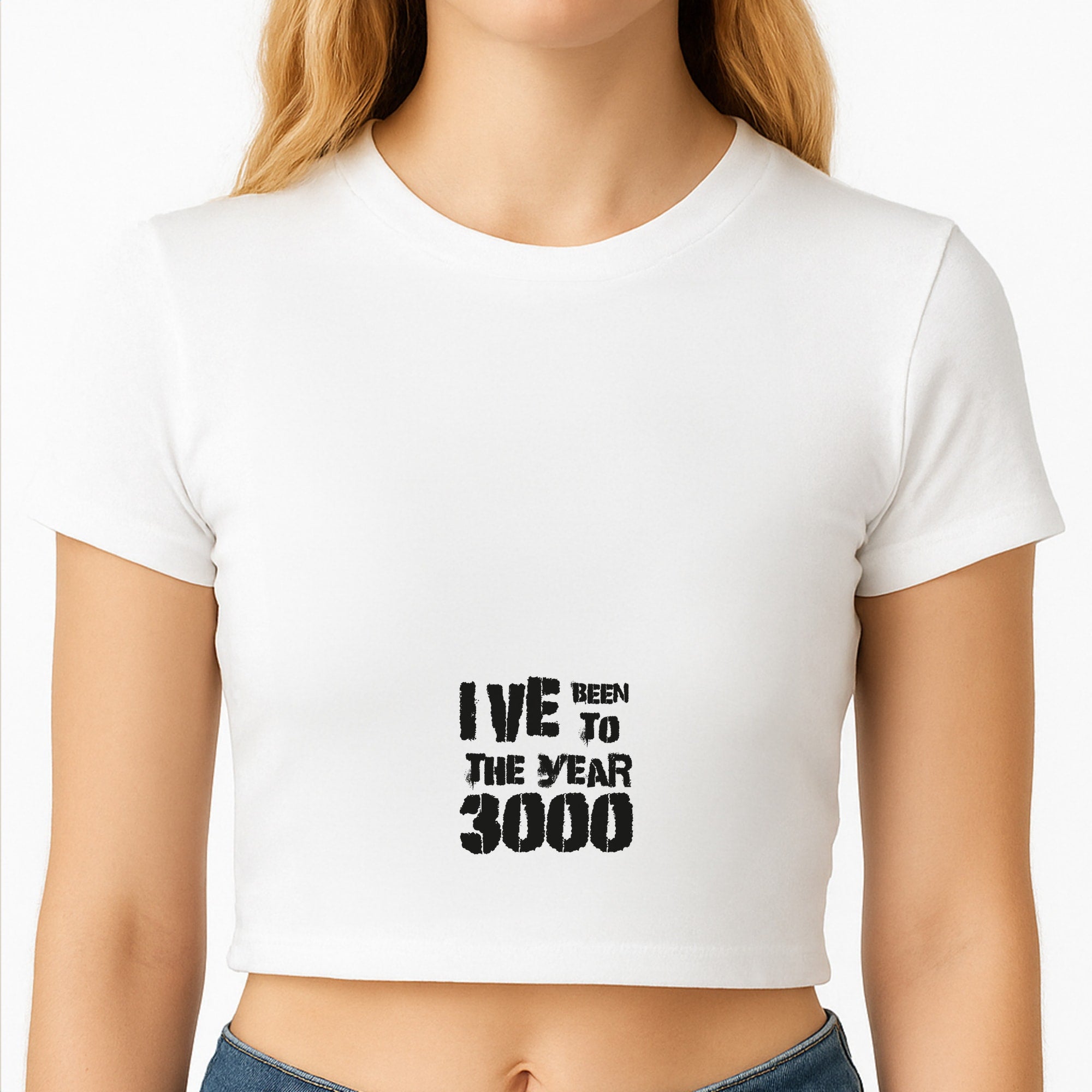 I've Been To The Year 3000 - Bust Band Crop Top