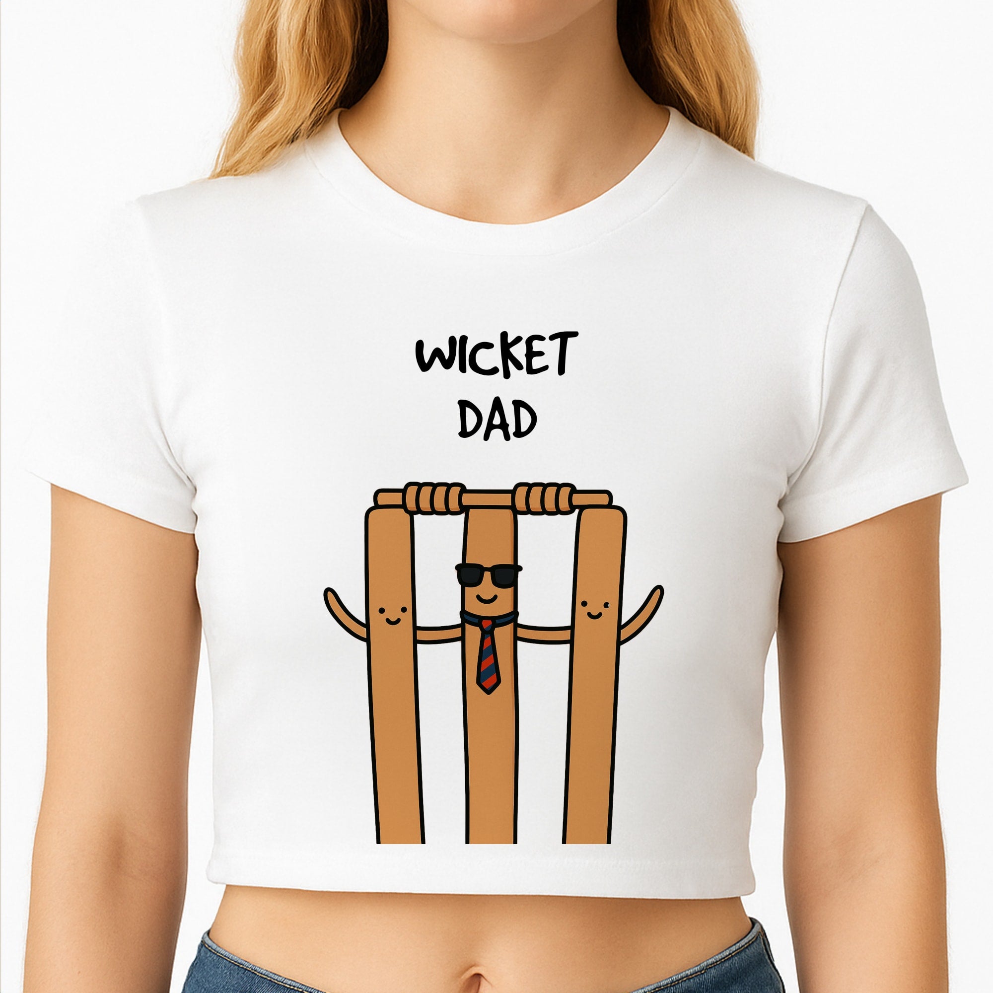 Wicket Dad - Father's Day Crop Top