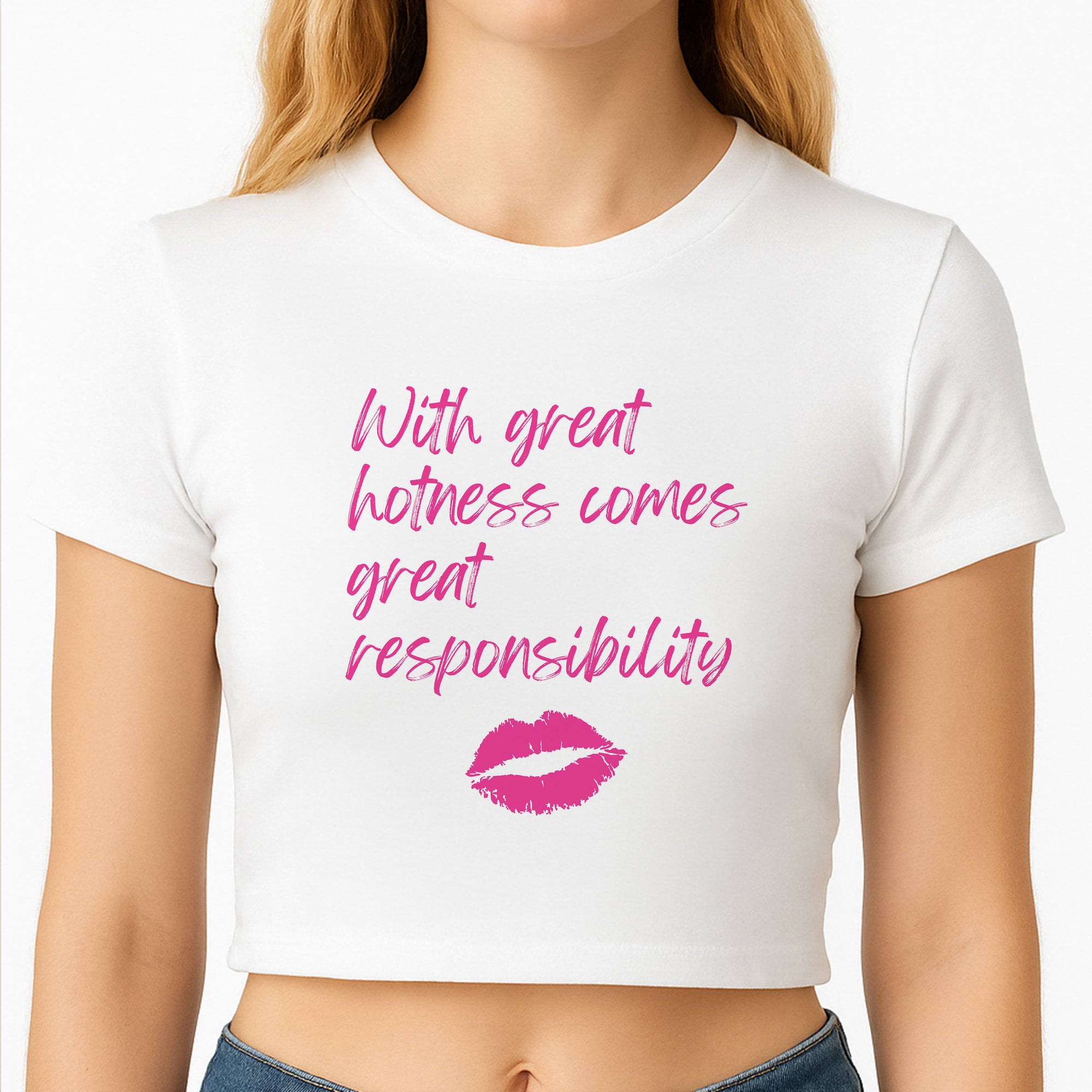 With Great Hotness Crop Top