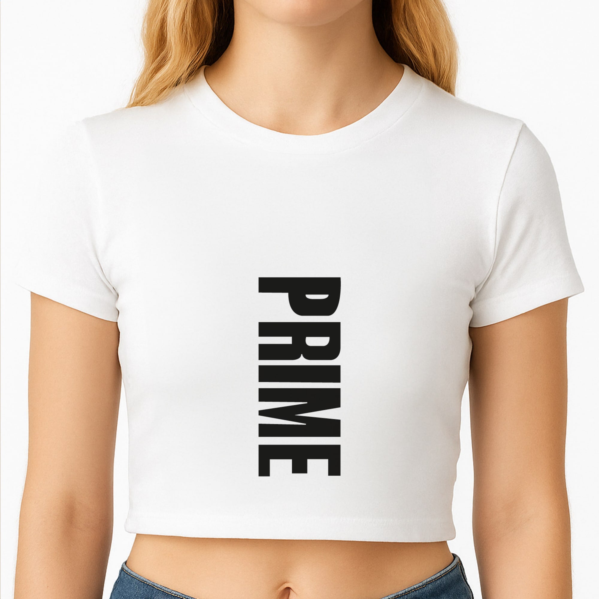 Prime - Blue Crop Top