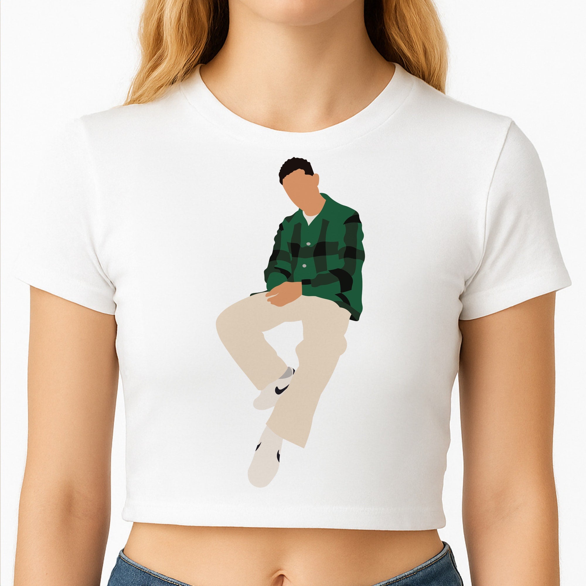 Green LoyleCrop Top