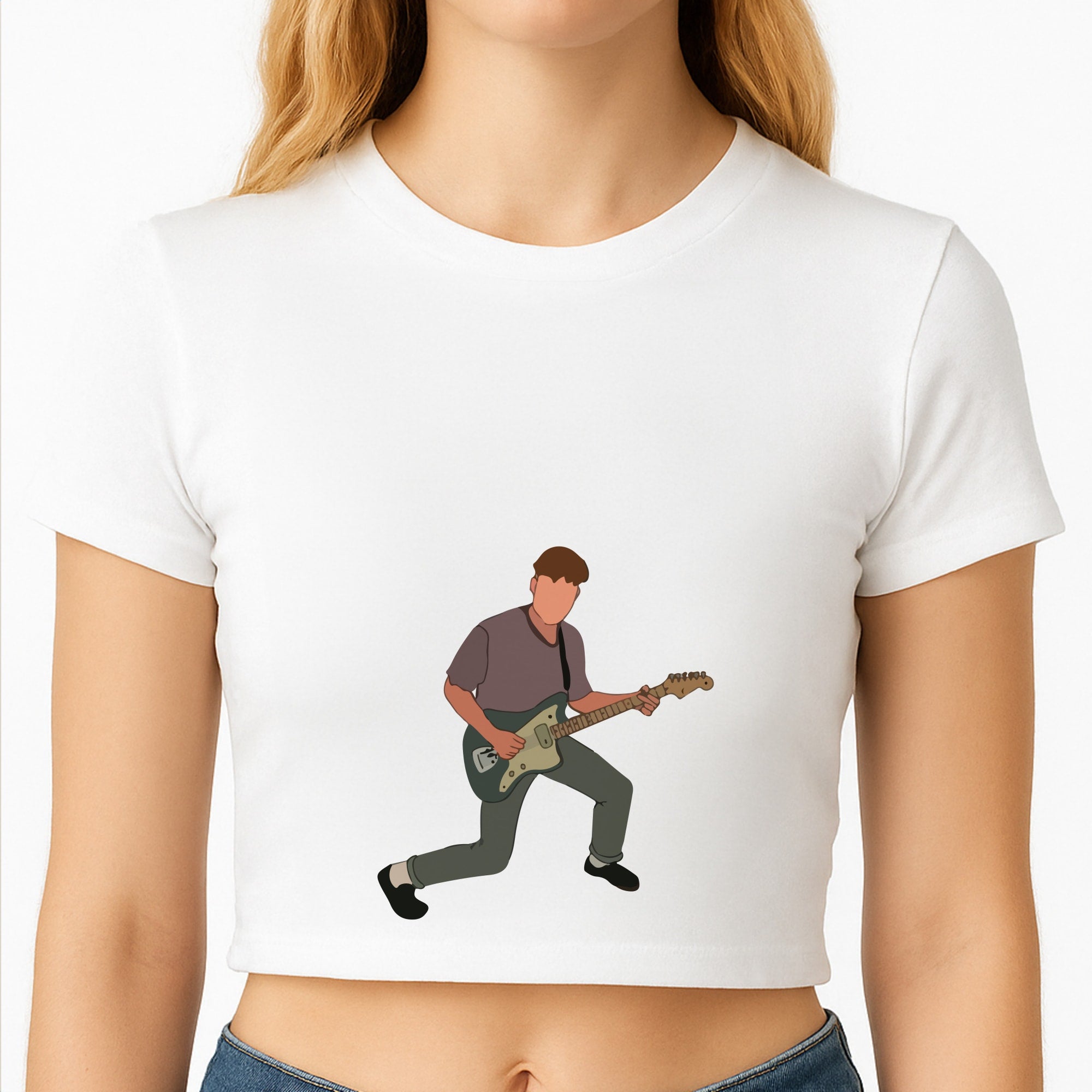 Faceless Fender Crop Top