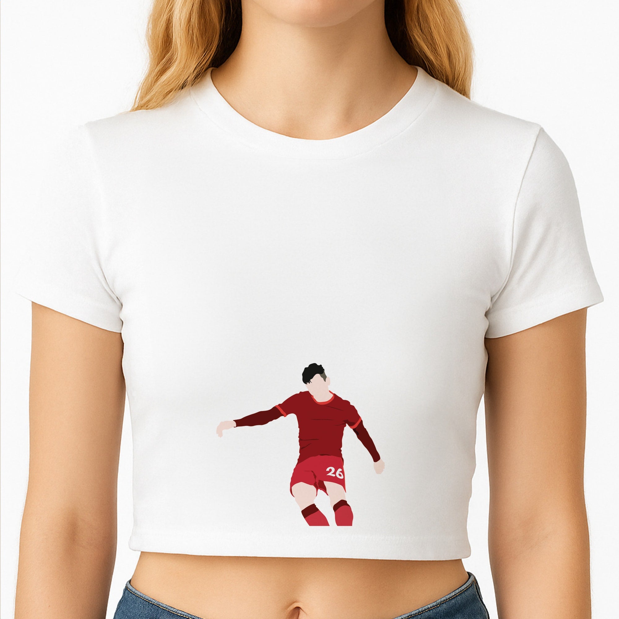 Robertson - Football Crop Top