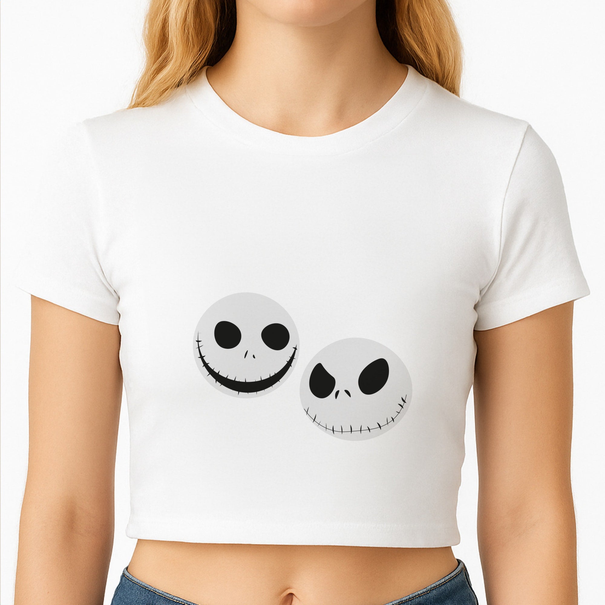 Skellington Heads - TNBC Crop Top