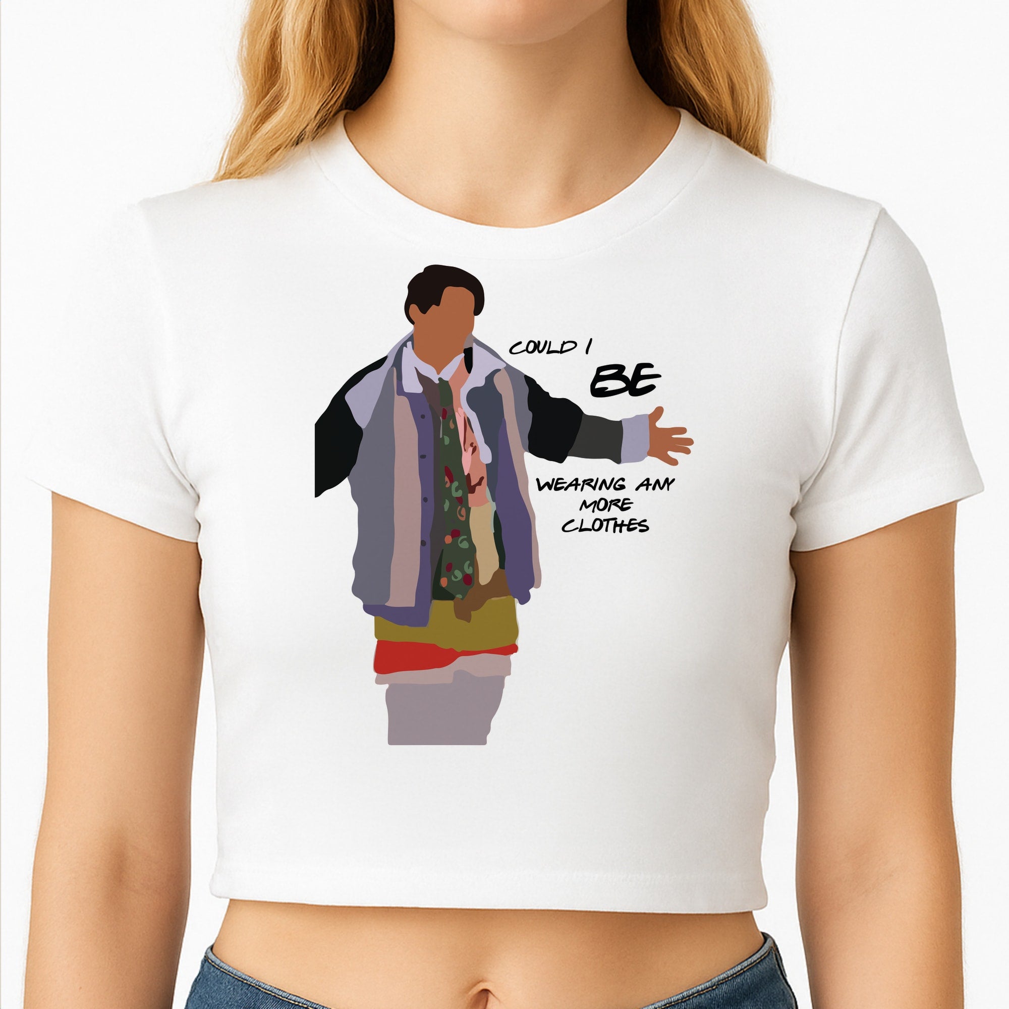 Could I Be Wearing Any More Clothes Crop Top