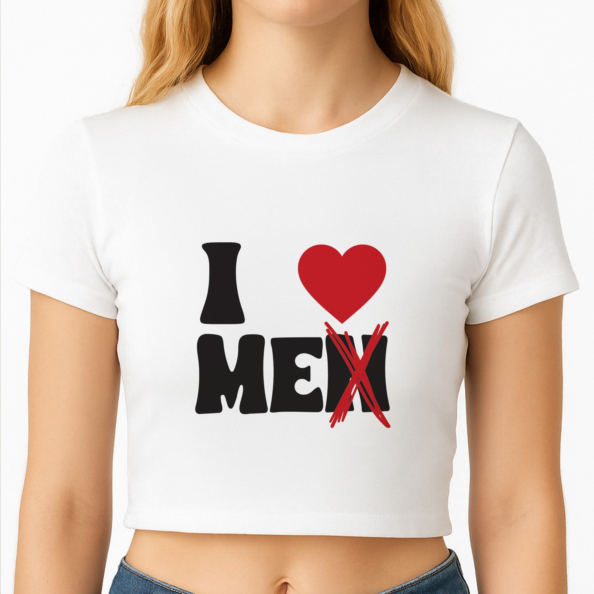 I Love Me - Funny Quotes Crop Top