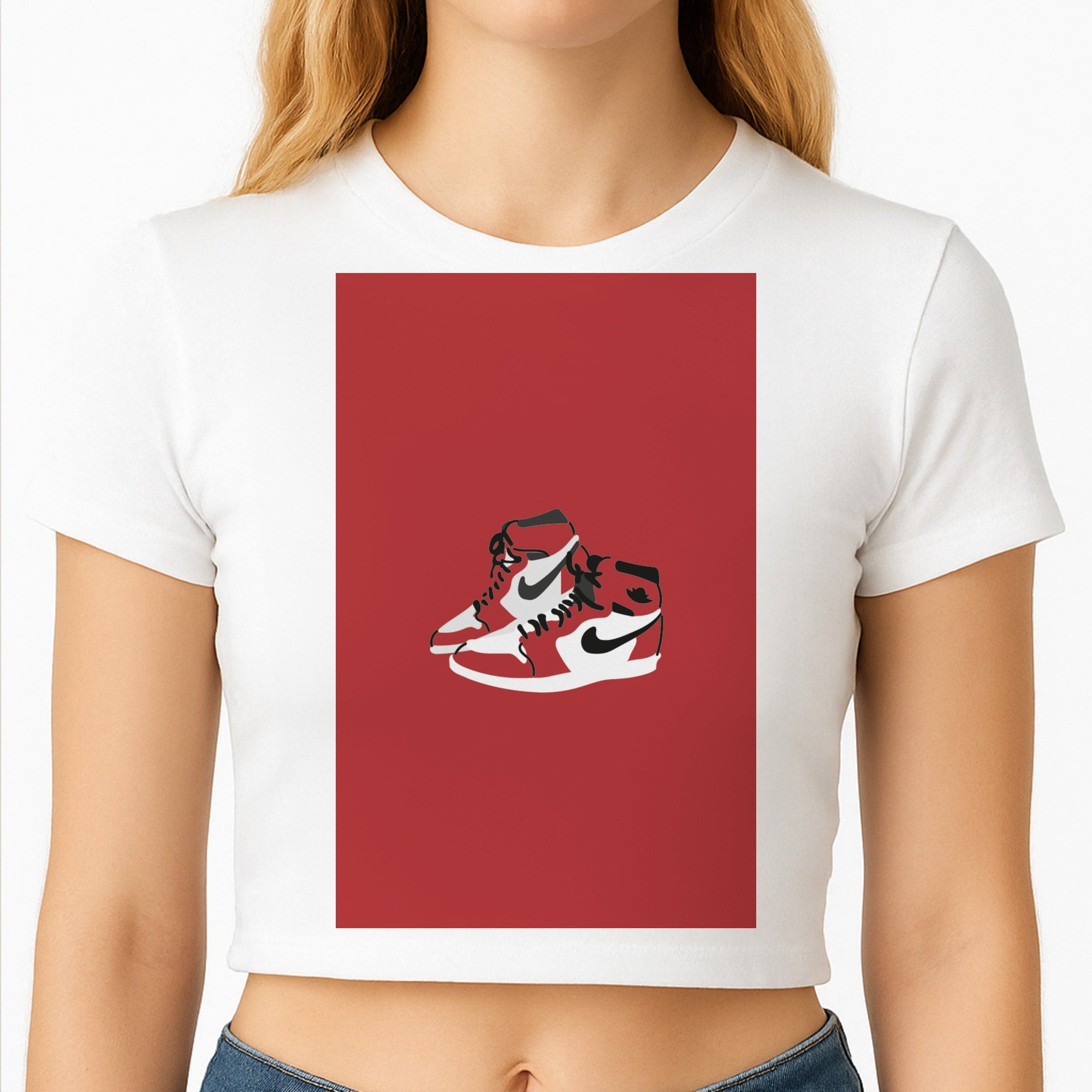 Jordans - Basketball Crop Top