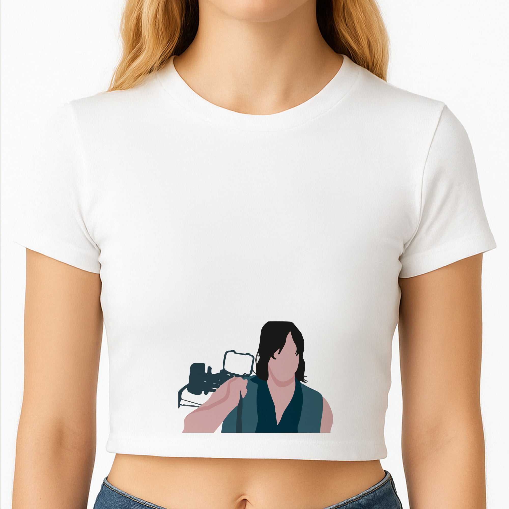 Daryl And His Crossbow - TWD Crop Top