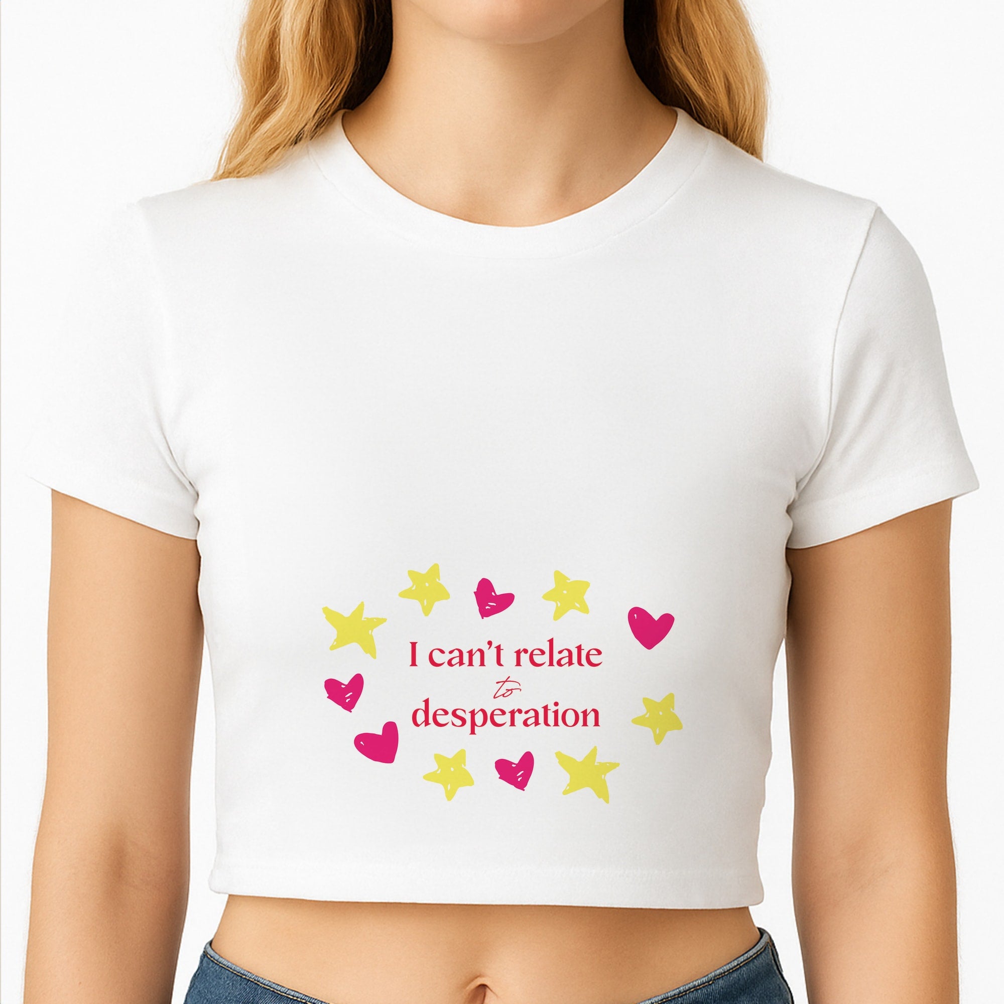 I Can't Relate To Desperation Crop Top