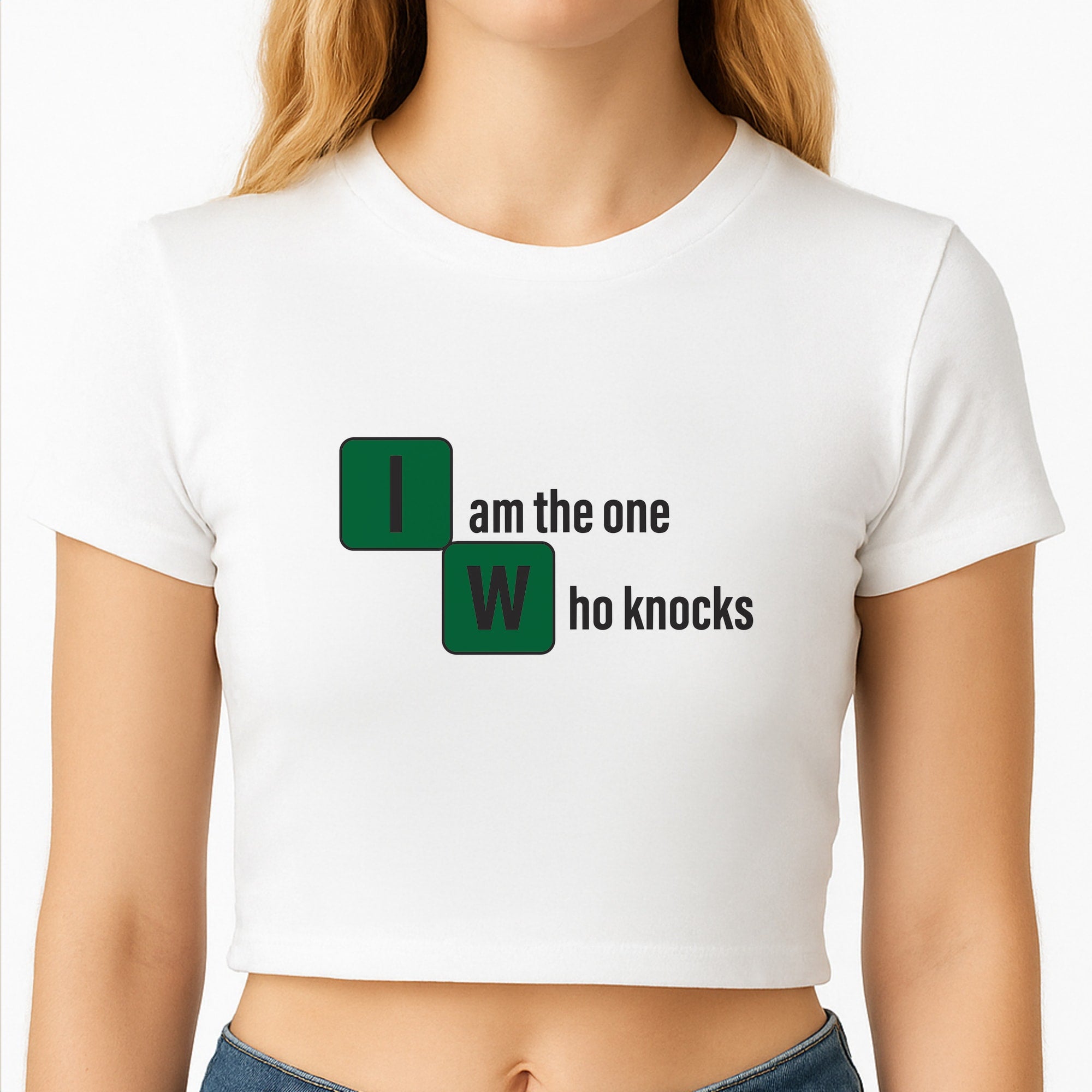 I Am The One Who Knocks Crop Top