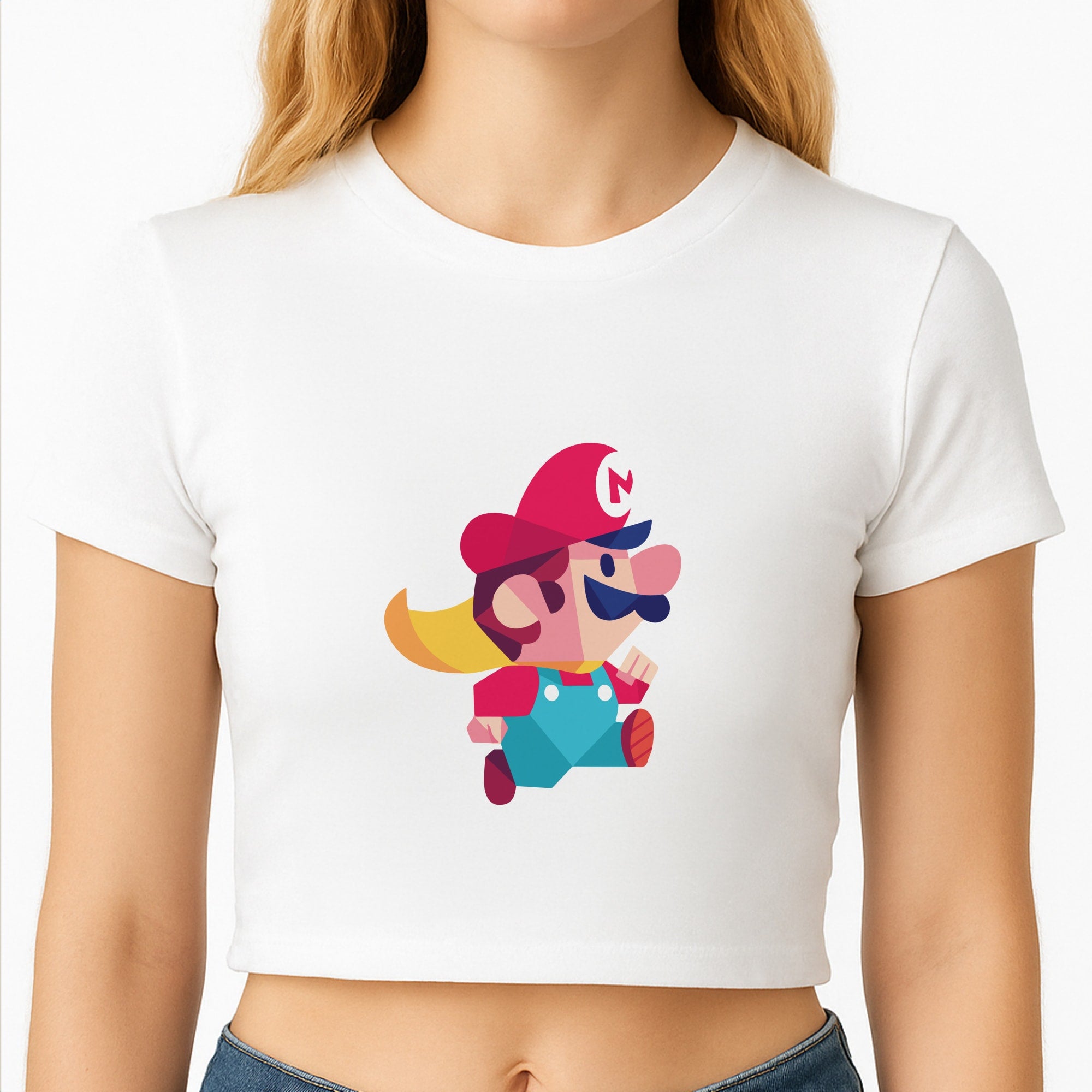 Running Mario - Mario Crop Top