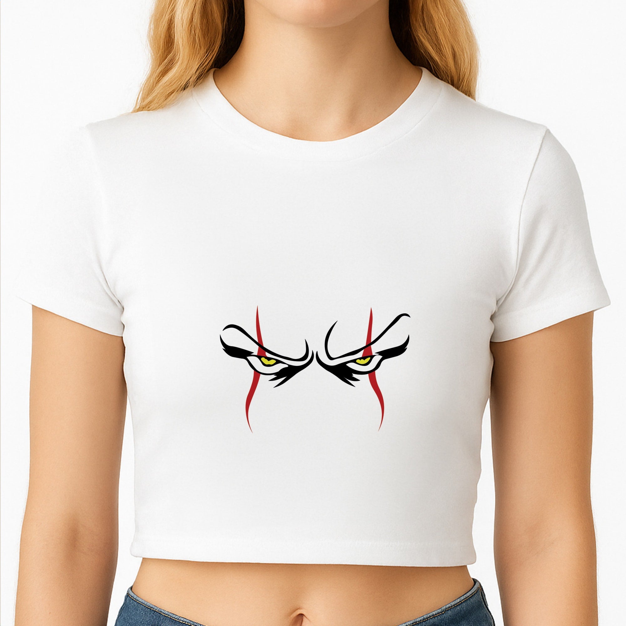 Clown Eyes Crop Top