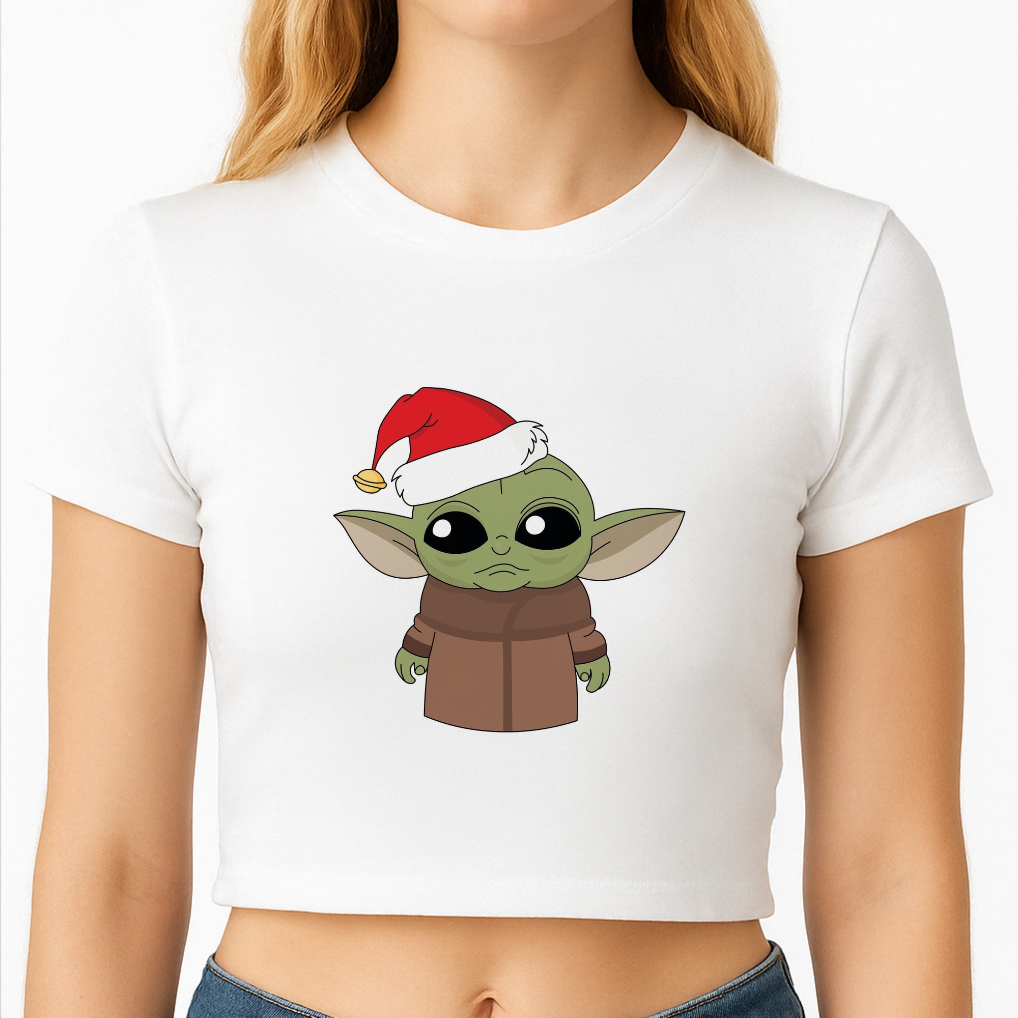 Baby Yoda Crop Top