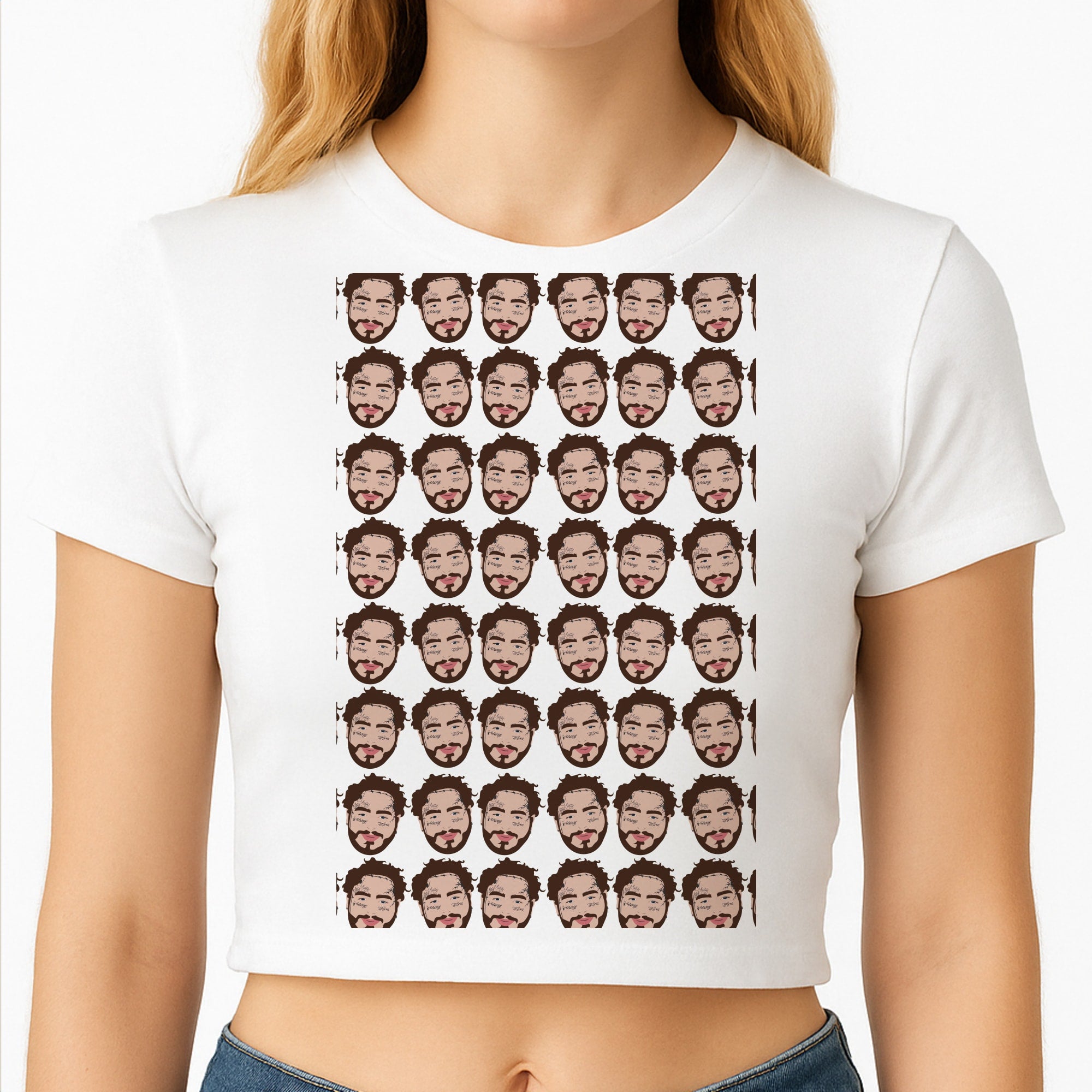 Malone Pattern Crop Top