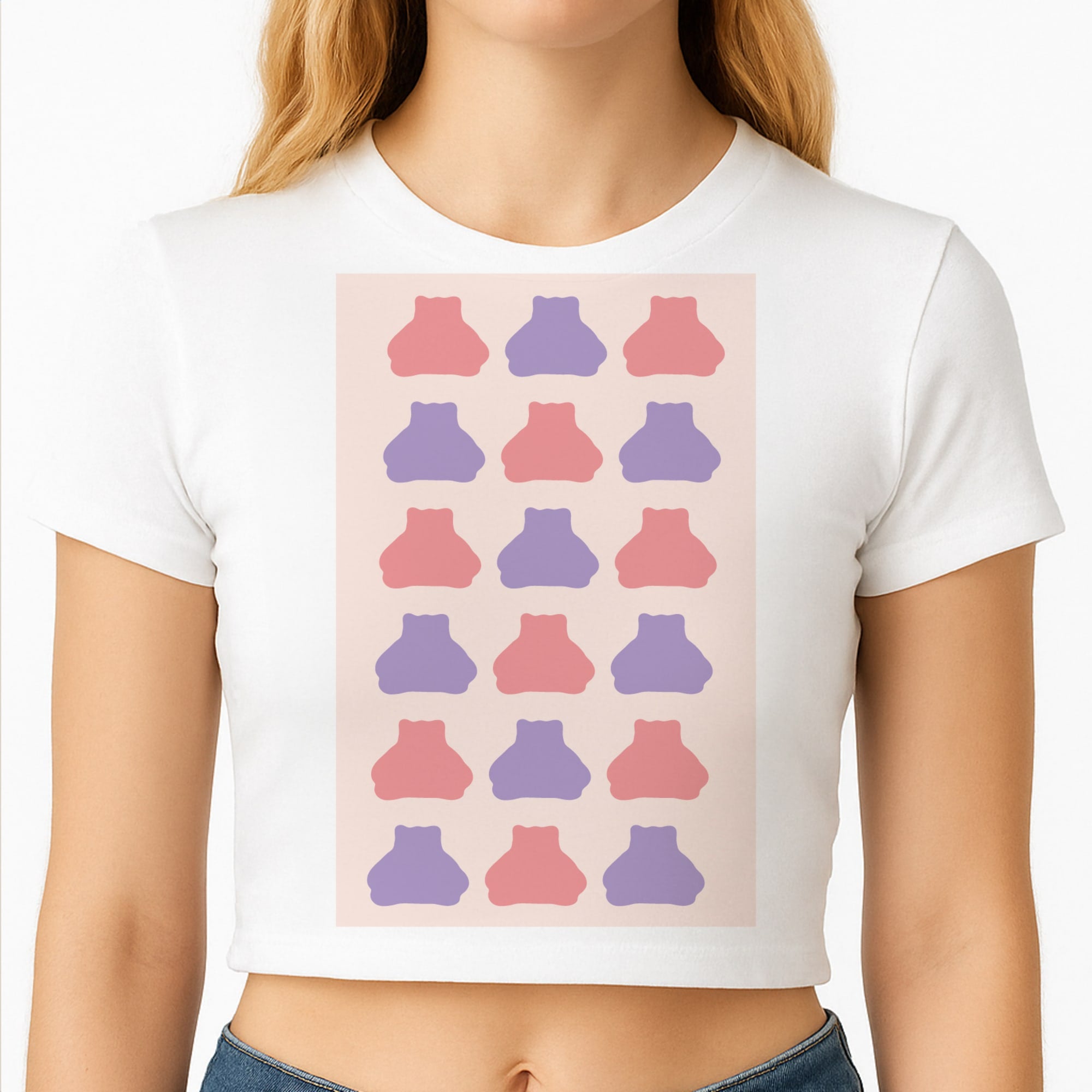 Snorlex pattern Crop Top