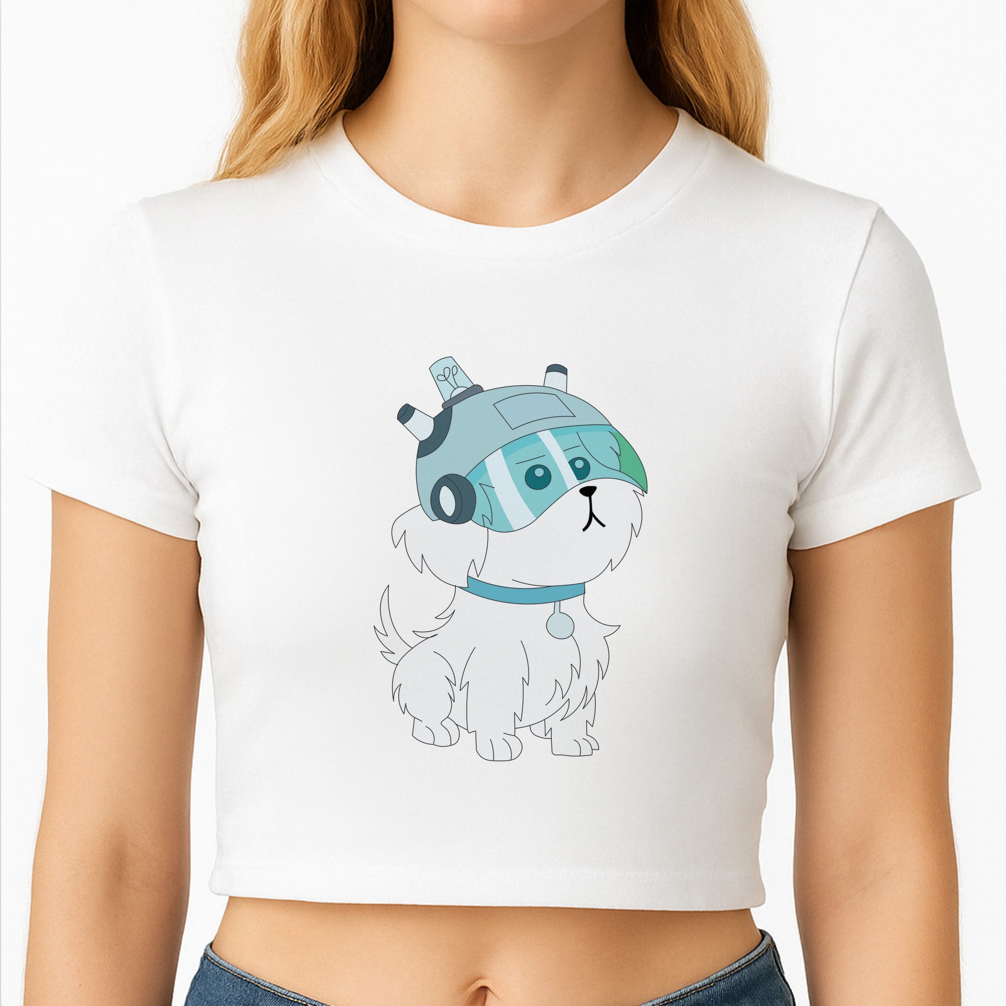 Space Dog - RAM Crop Top