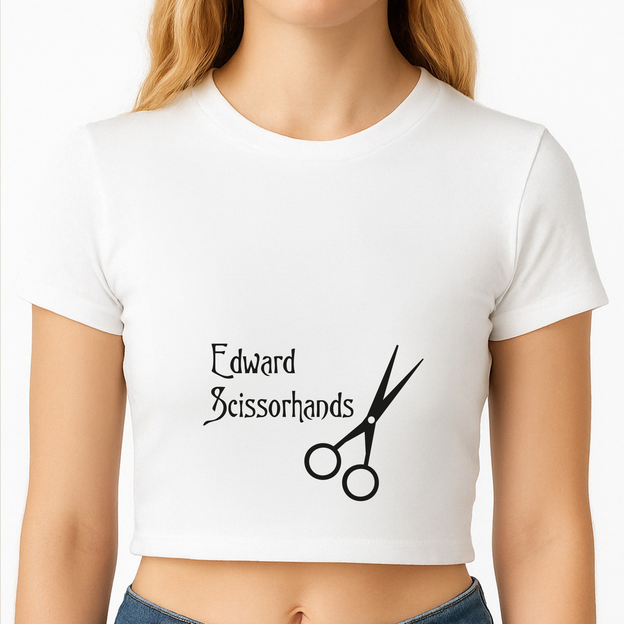 Name - Scissorhands Crop Top