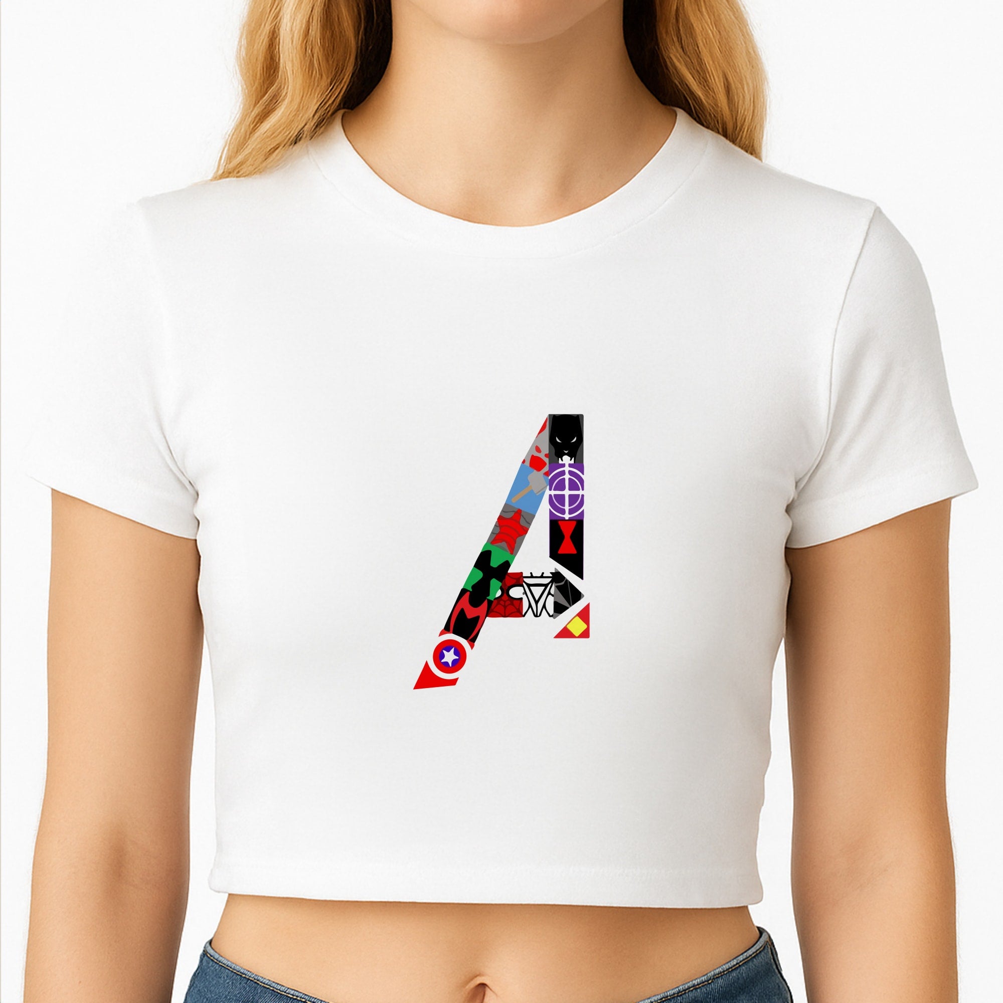 Avengers Logo - Marvel Crop Top