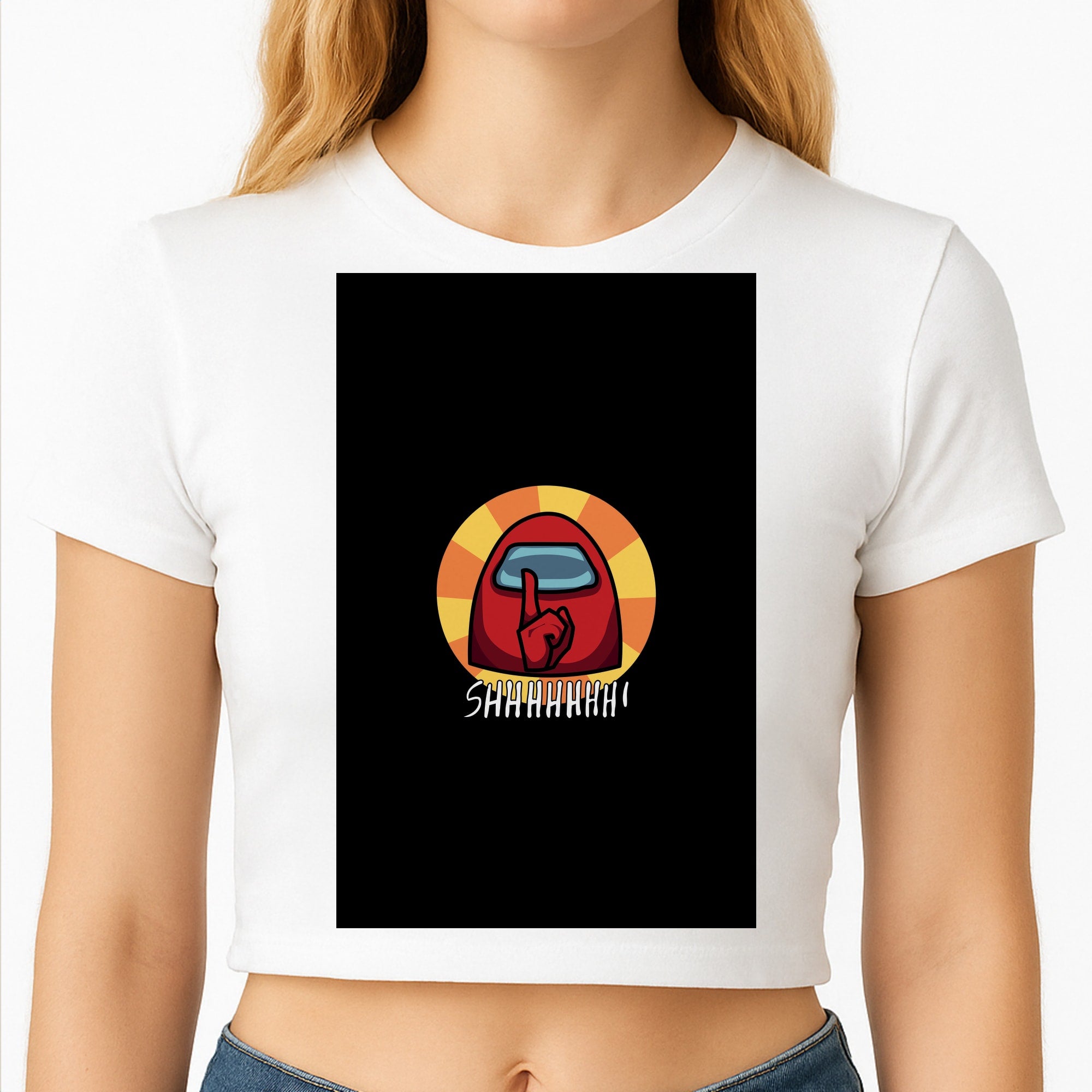 You're the imposter - Among Us Crop Top
