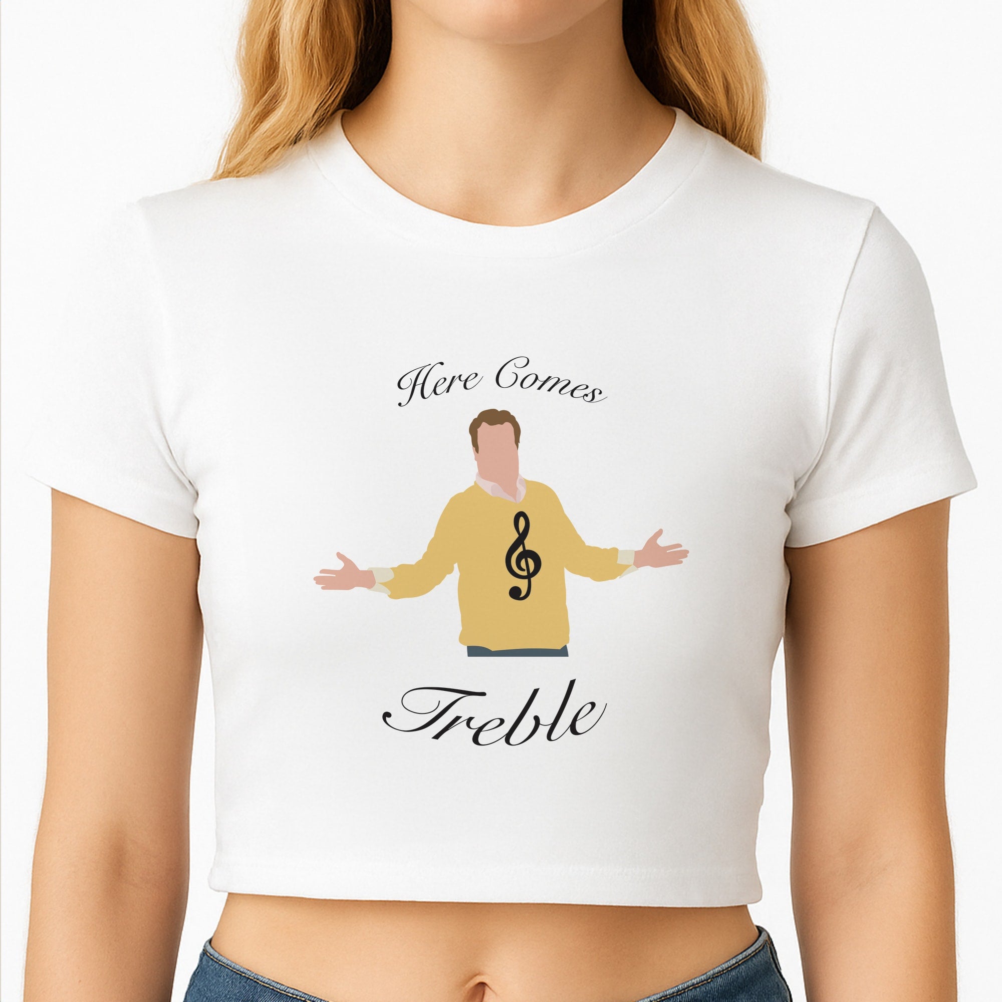 Here Comes Treble Crop Top