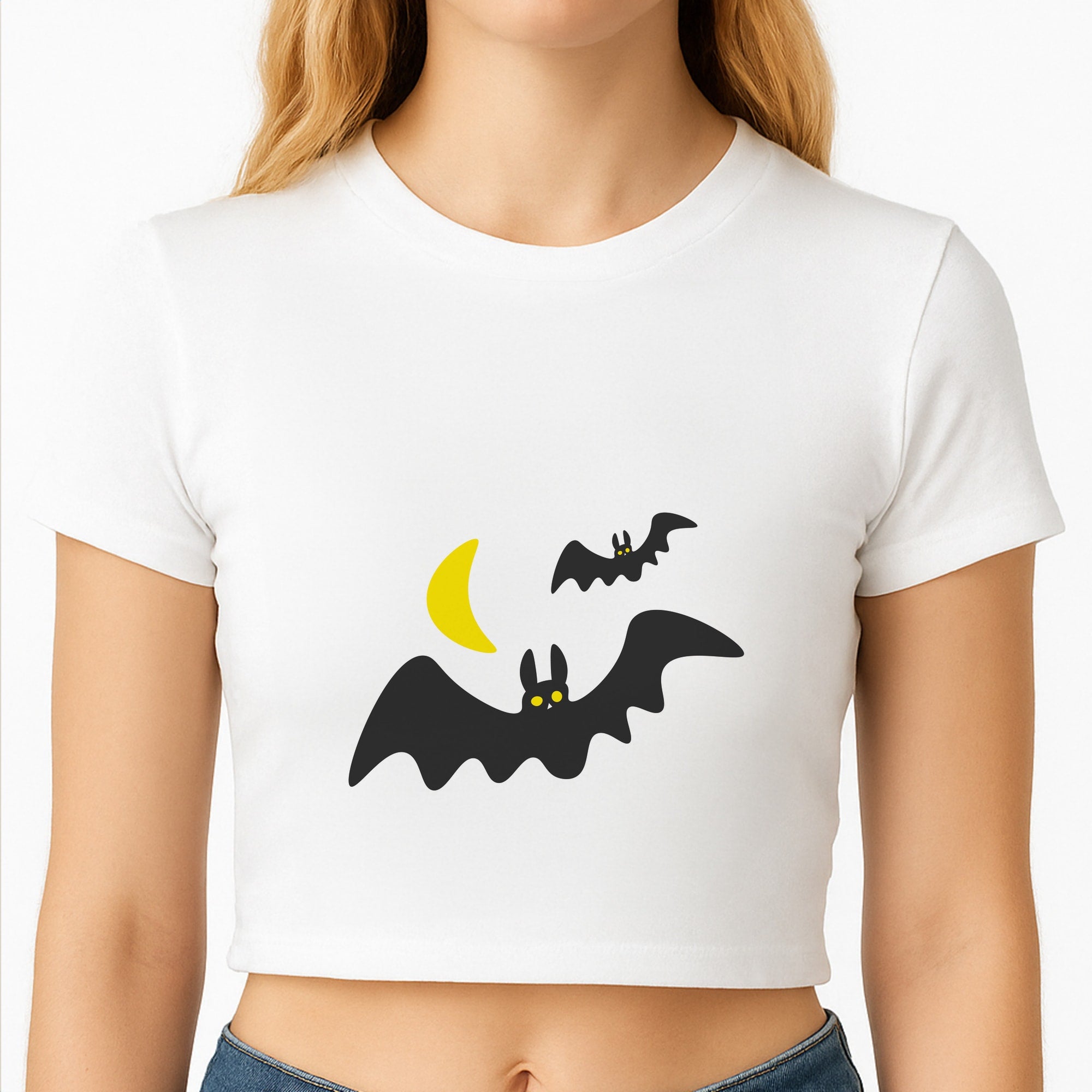 Halloween Pattern 4 Crop Top
