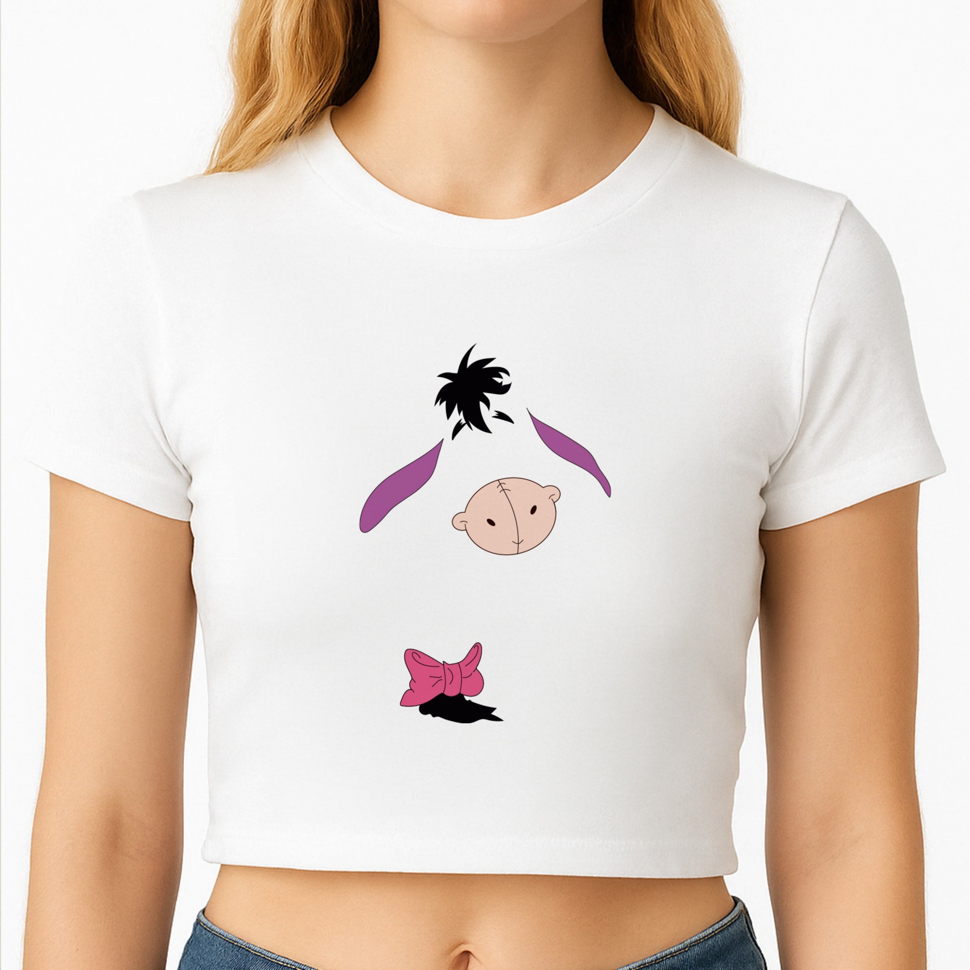 Faceless Donkey Crop Top