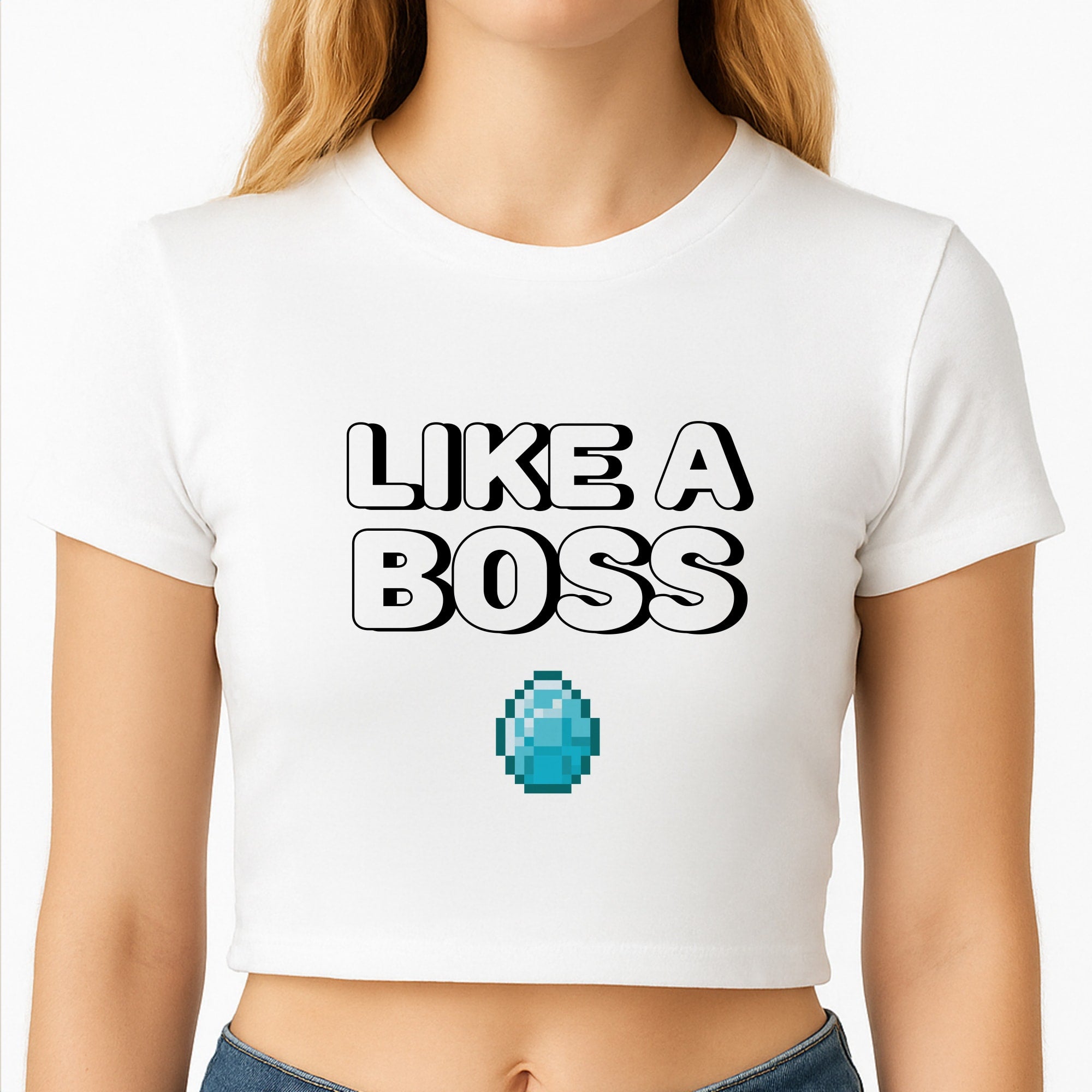 Like A Boss Crop Top