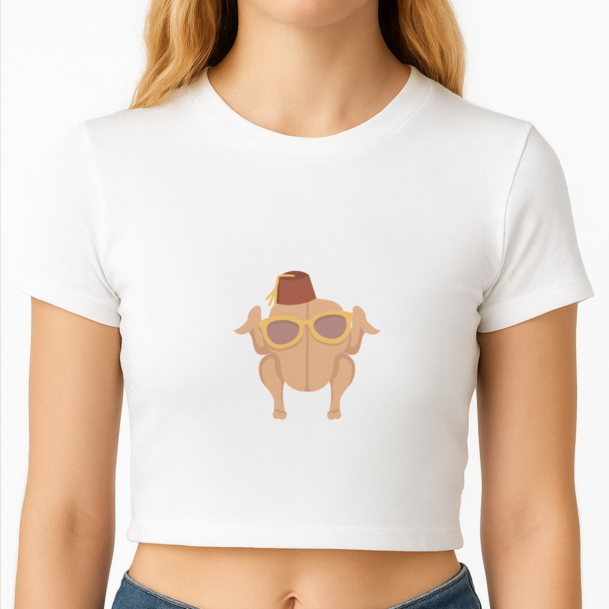 Thanksgiving Turkey Crop Top