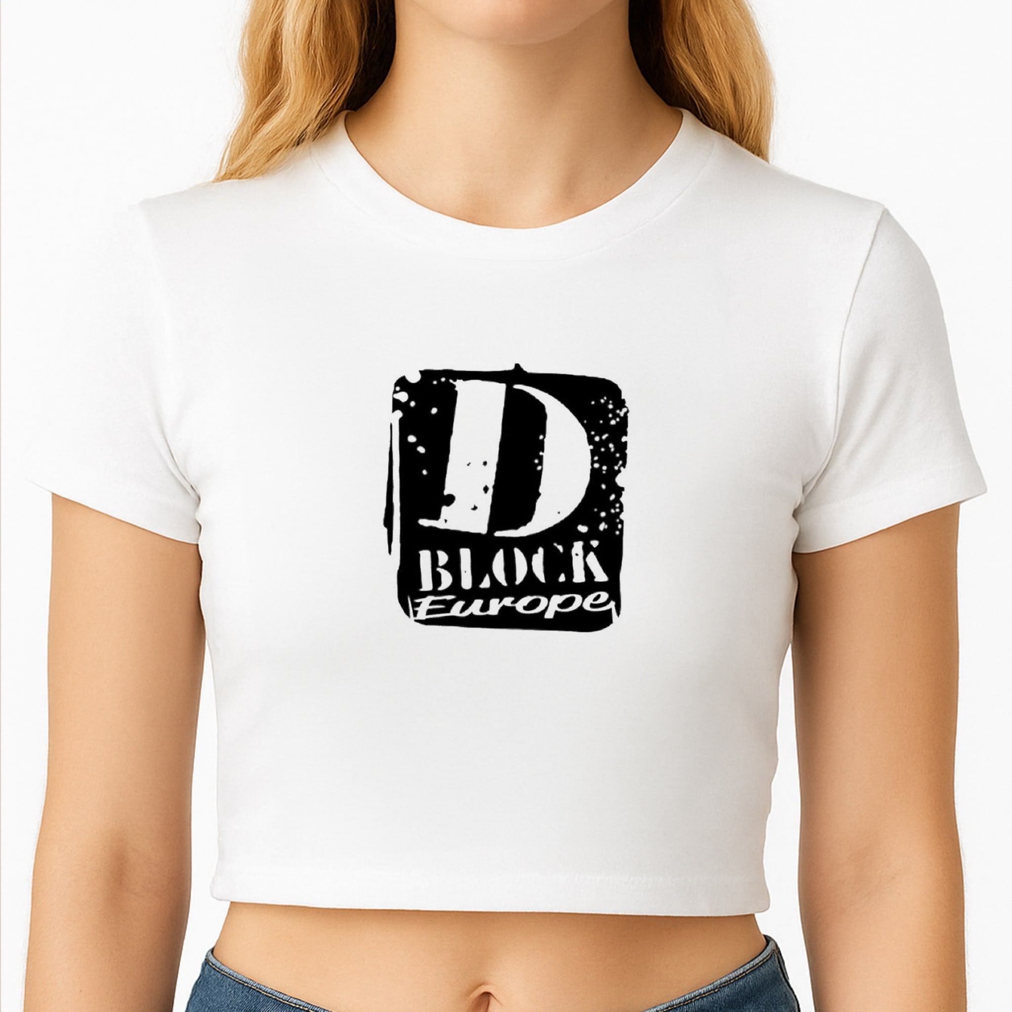 D Block Europe Crop Top