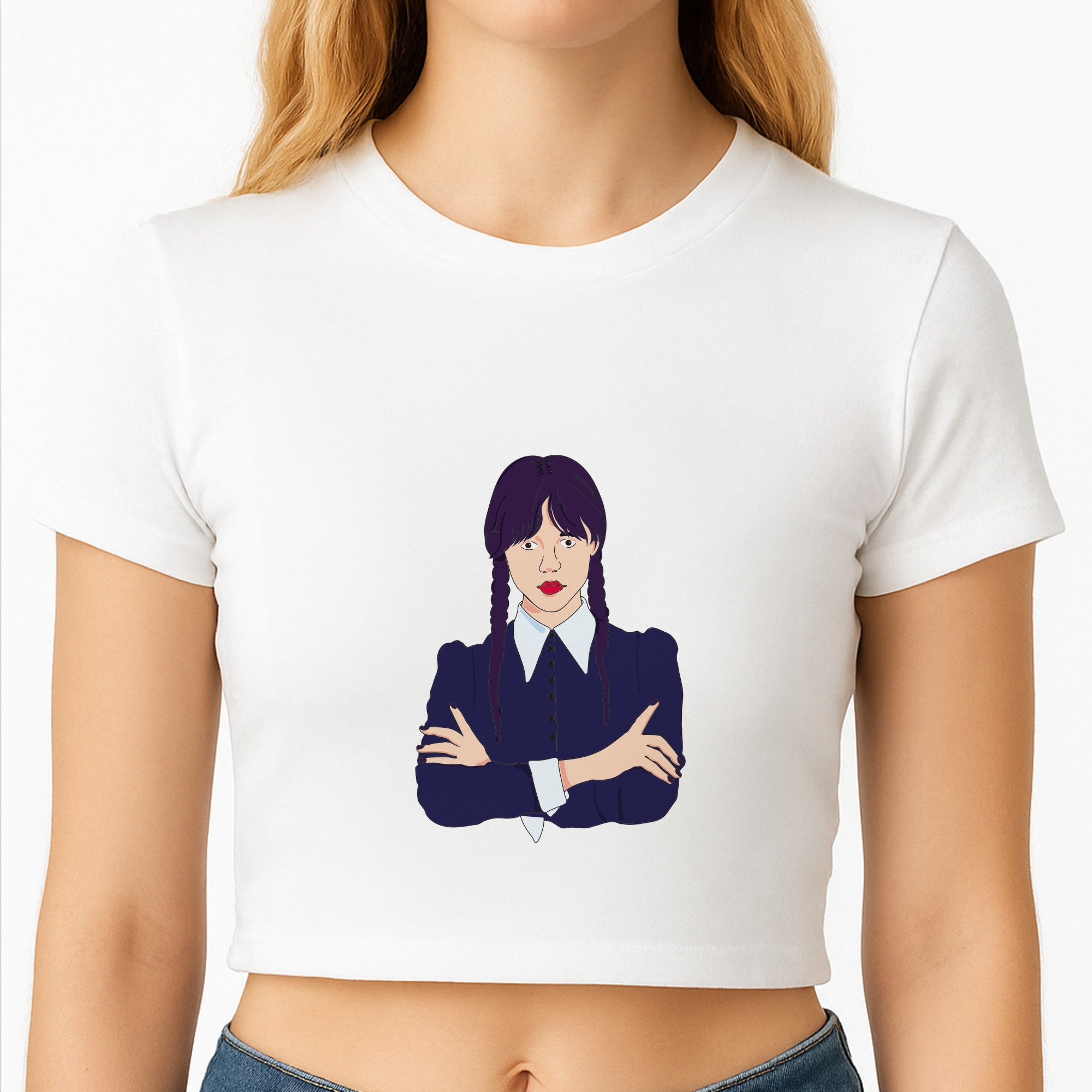Wednesday Addams Wednesday Crop Top