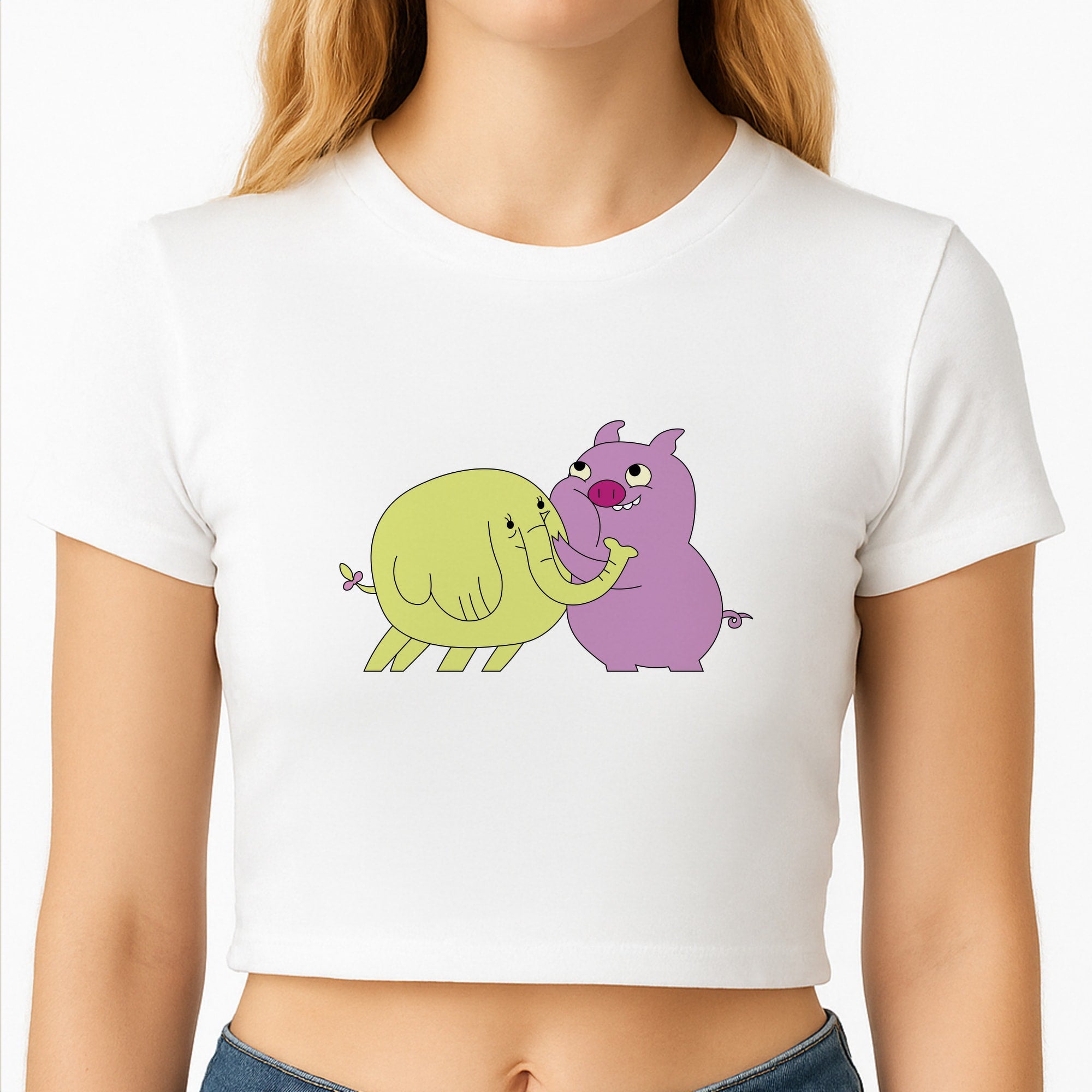 Tree Trunks Crop Top