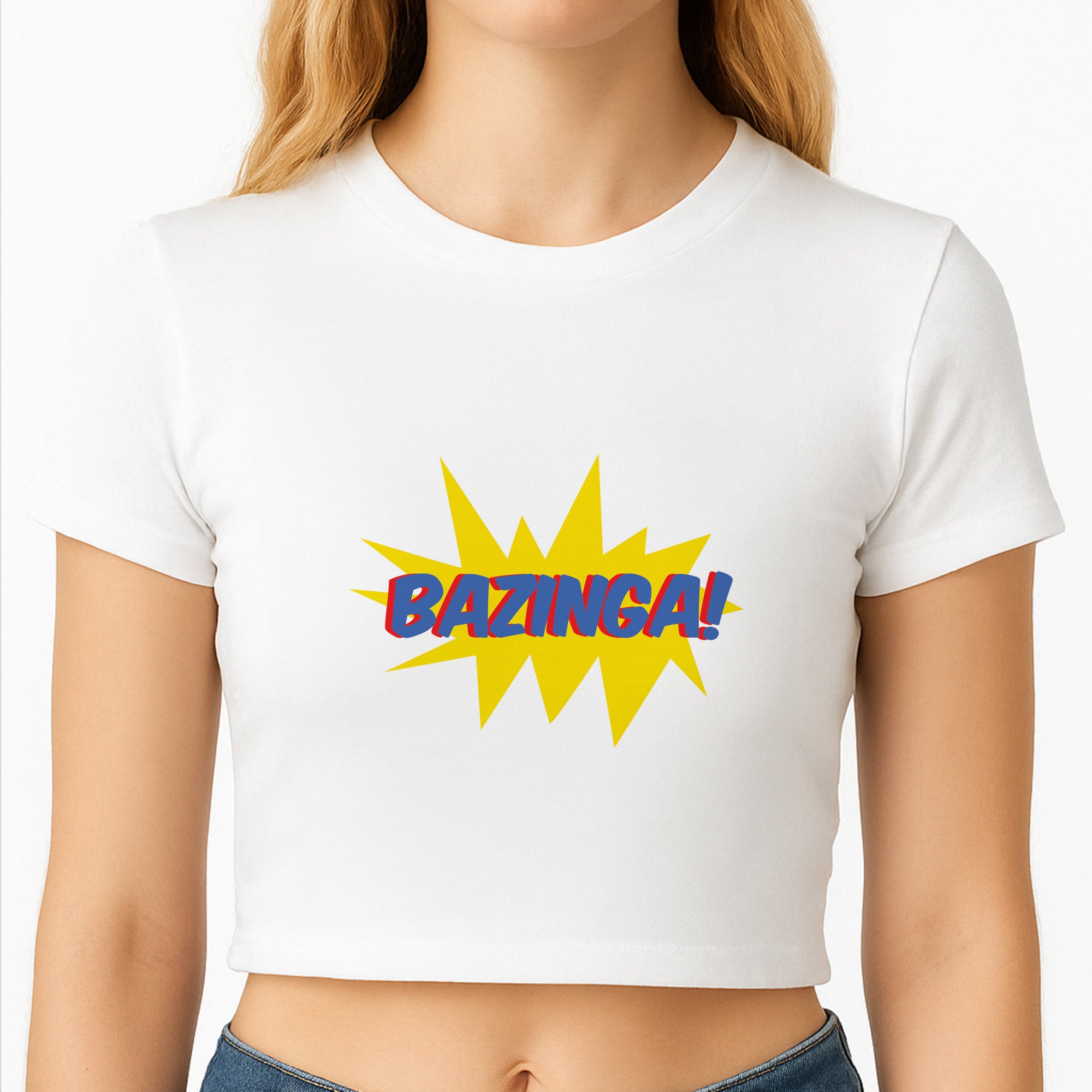Bazinga! - TV Quotes Crop Top